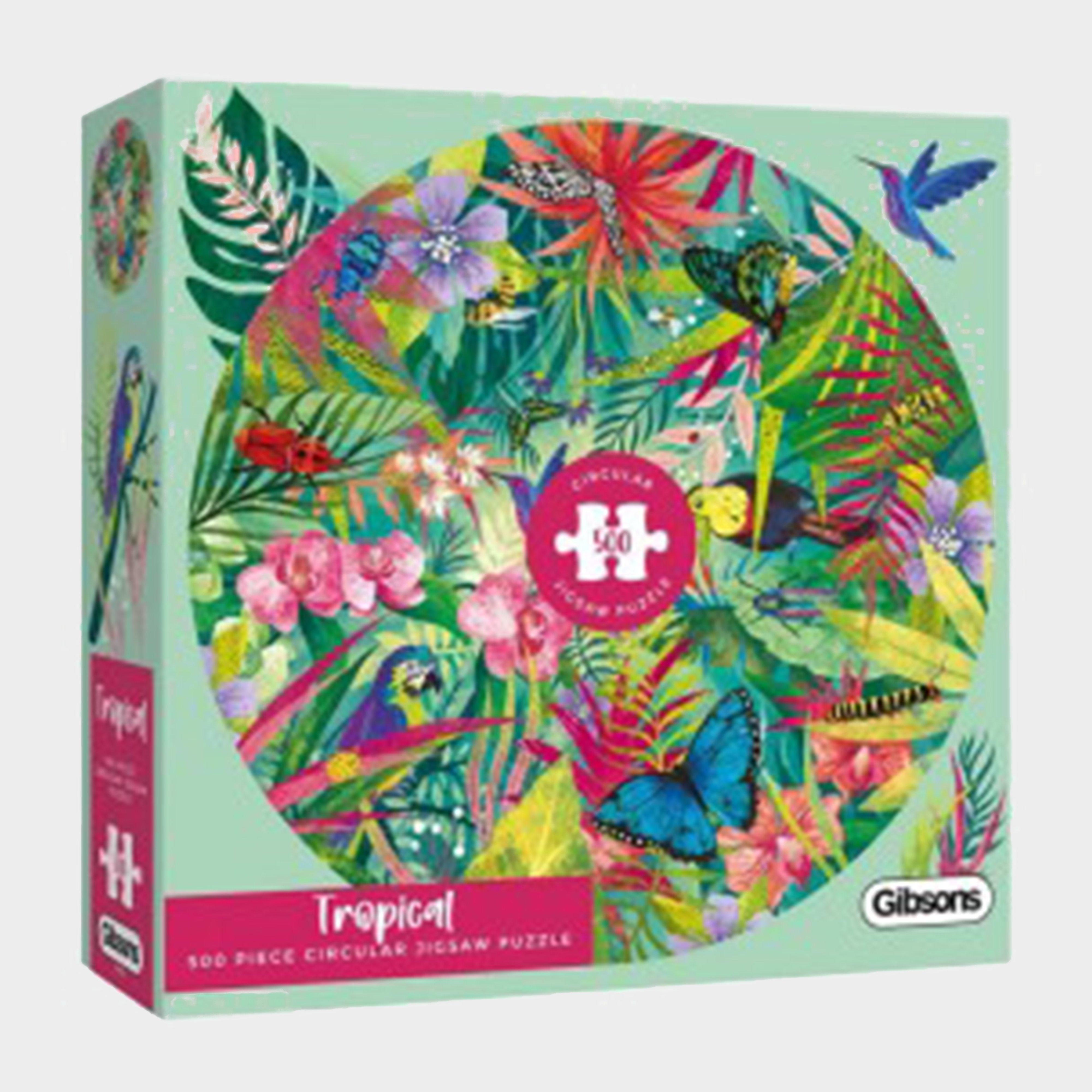 Image of Gibsons Tropical Circular 500 Piece Jigsaw Puzzle