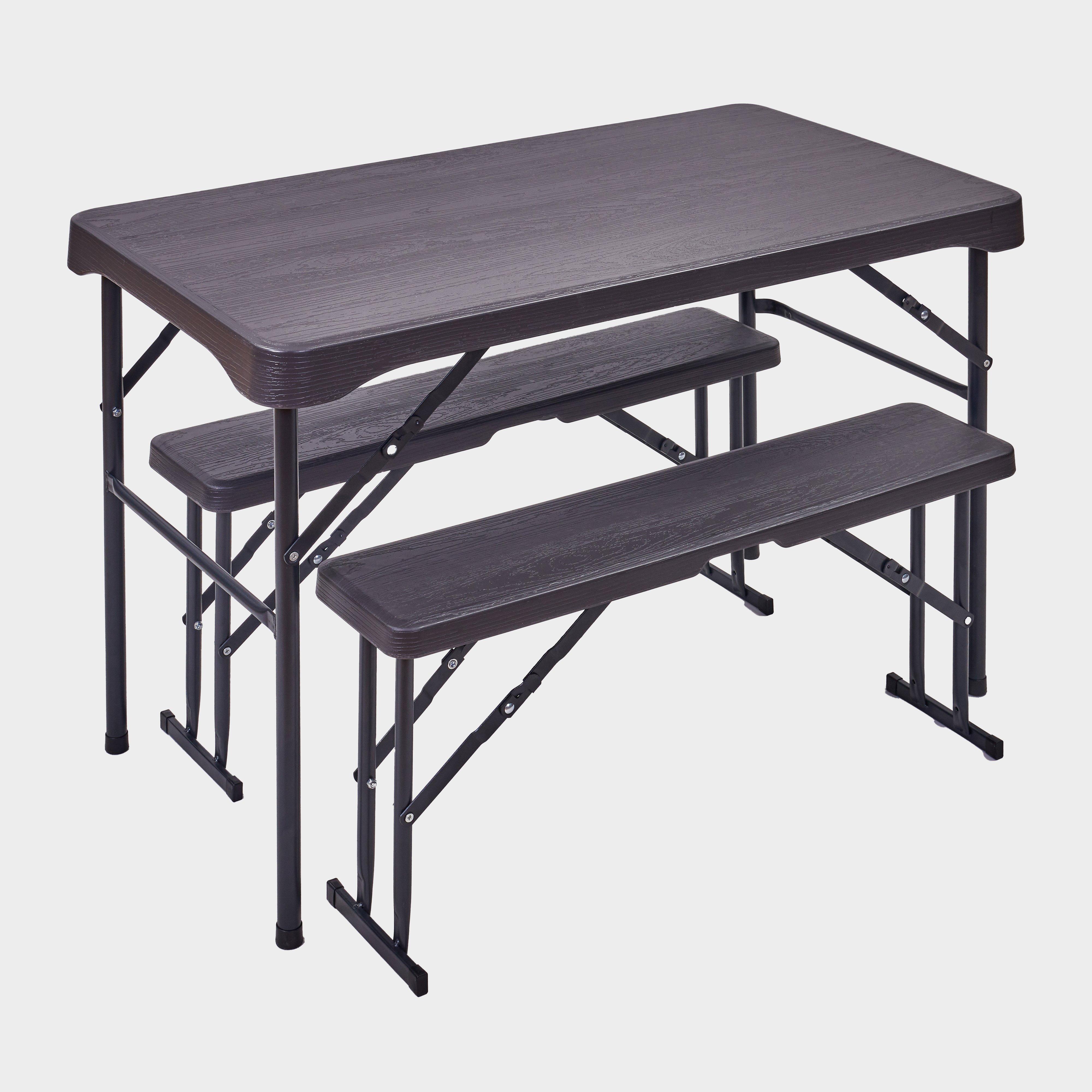 Image of HI-GEAR Richmond Folding Picnic Bench Set, Brown