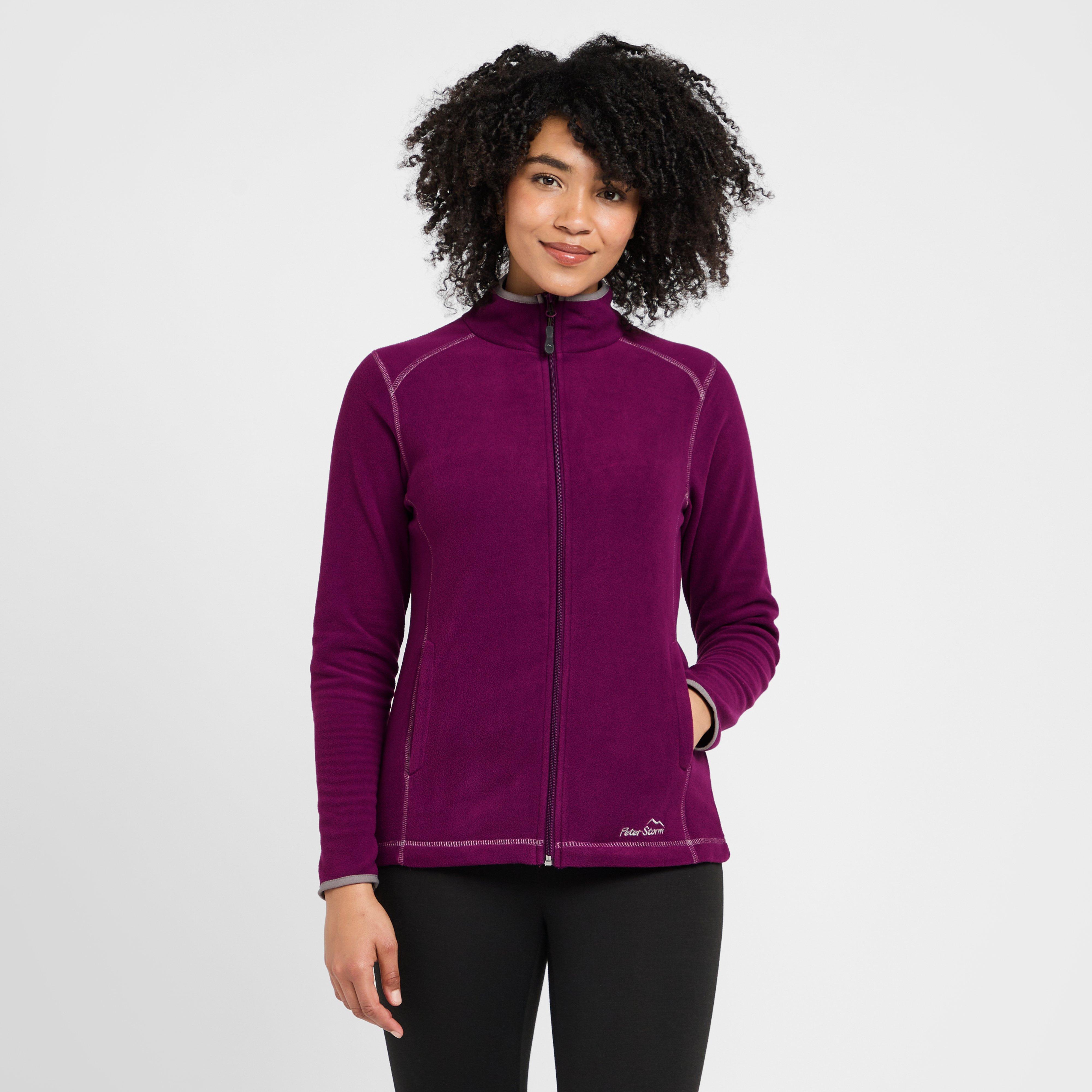 Image of Peter Storm Womens Bracken Full Zip Fleece Pink, Pink