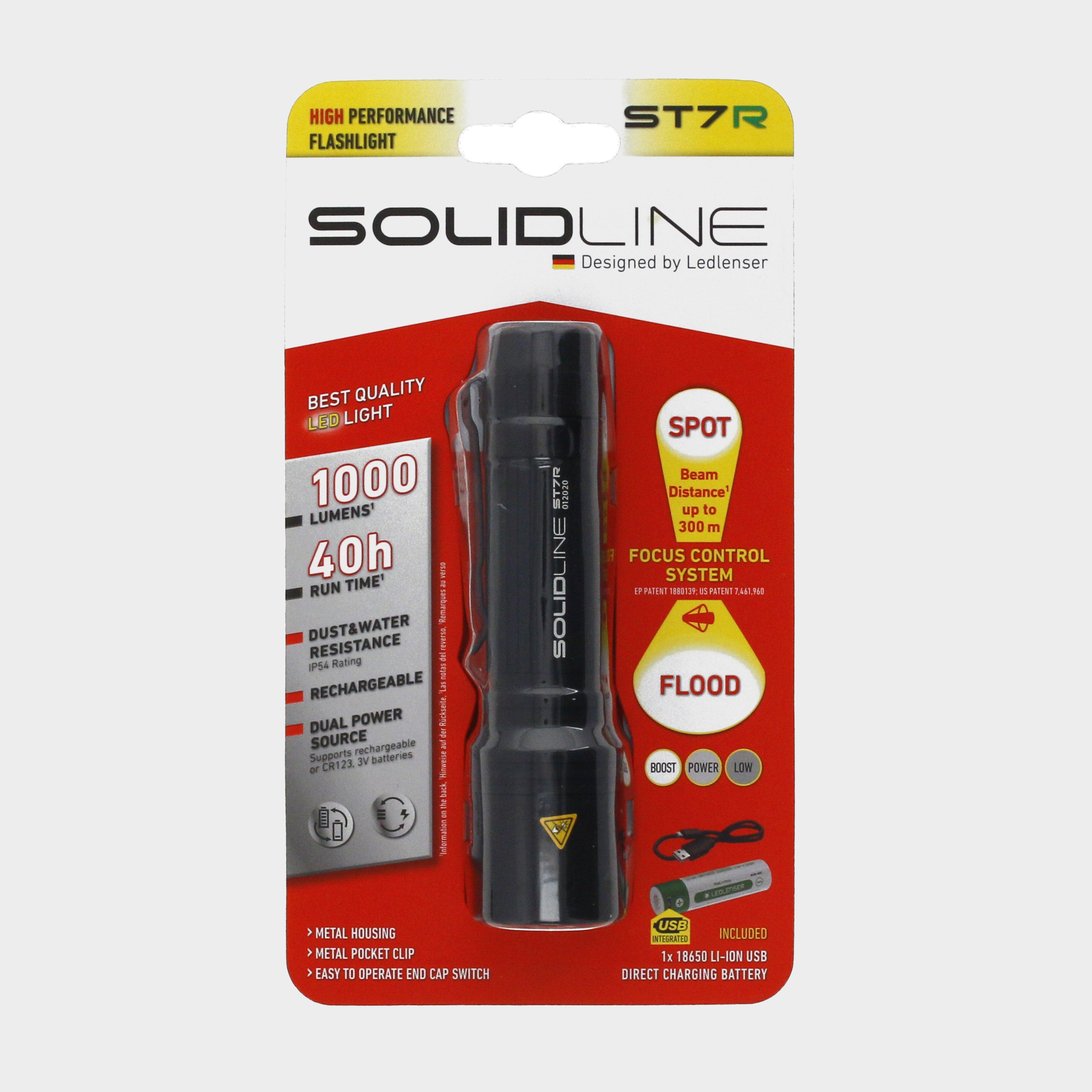  Ledlenser Solidline ST7R LED Torch, Black