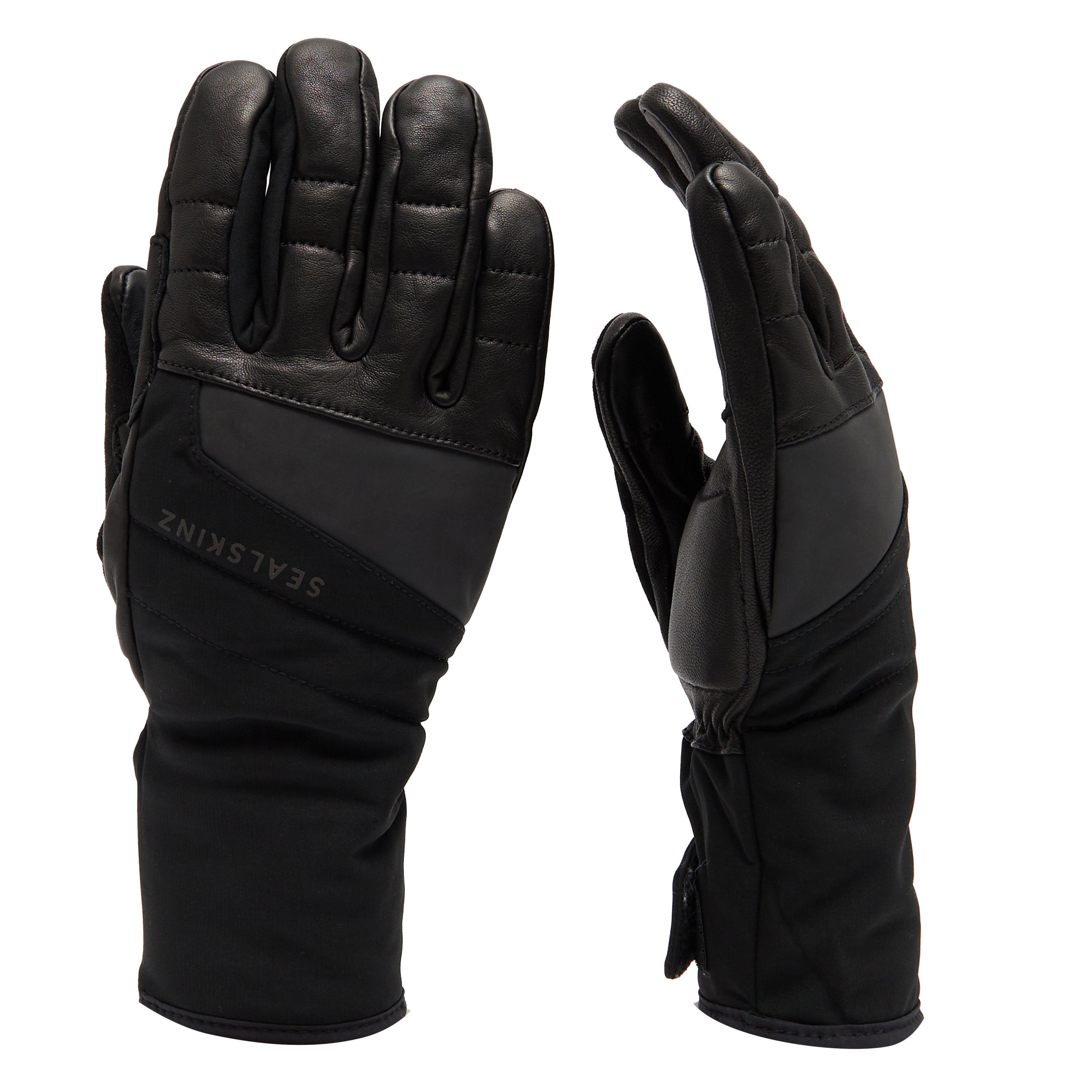 Waterproof Extreme Cold Weather Gauntlet Gloves Black