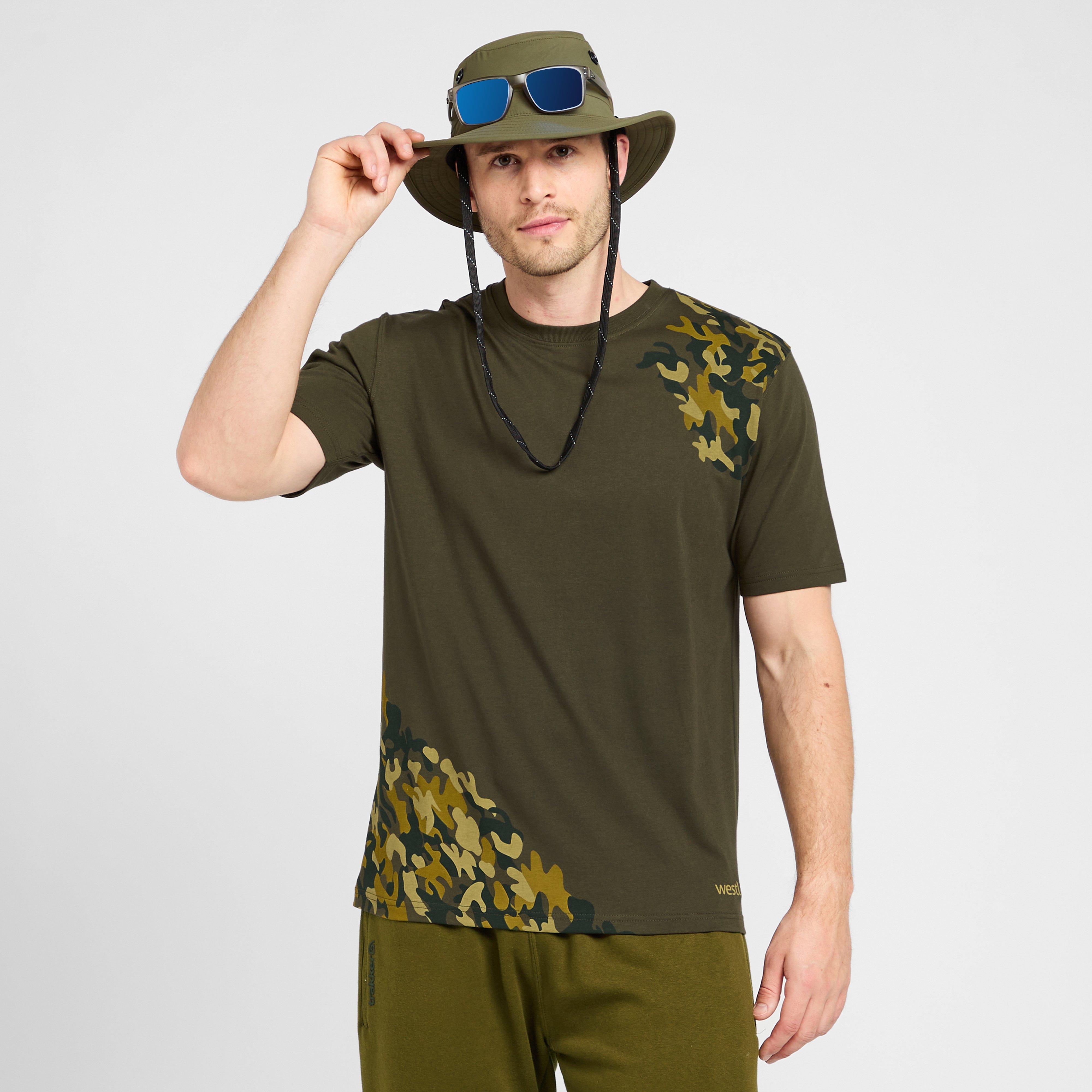 Image of Westlake Camouflage Shoulder T-Shirt, Green