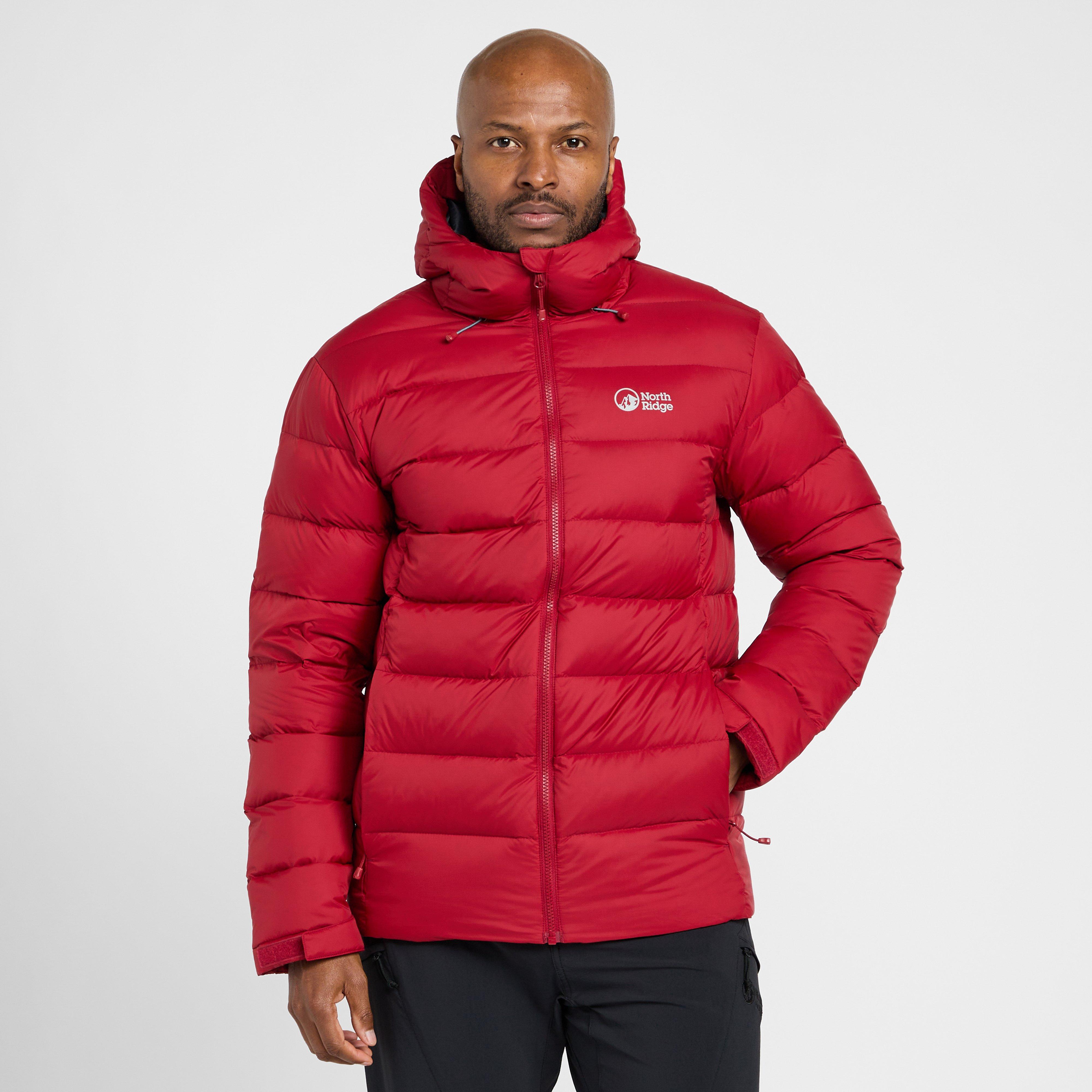  North Ridge Mens Tech Down II Jacket Red