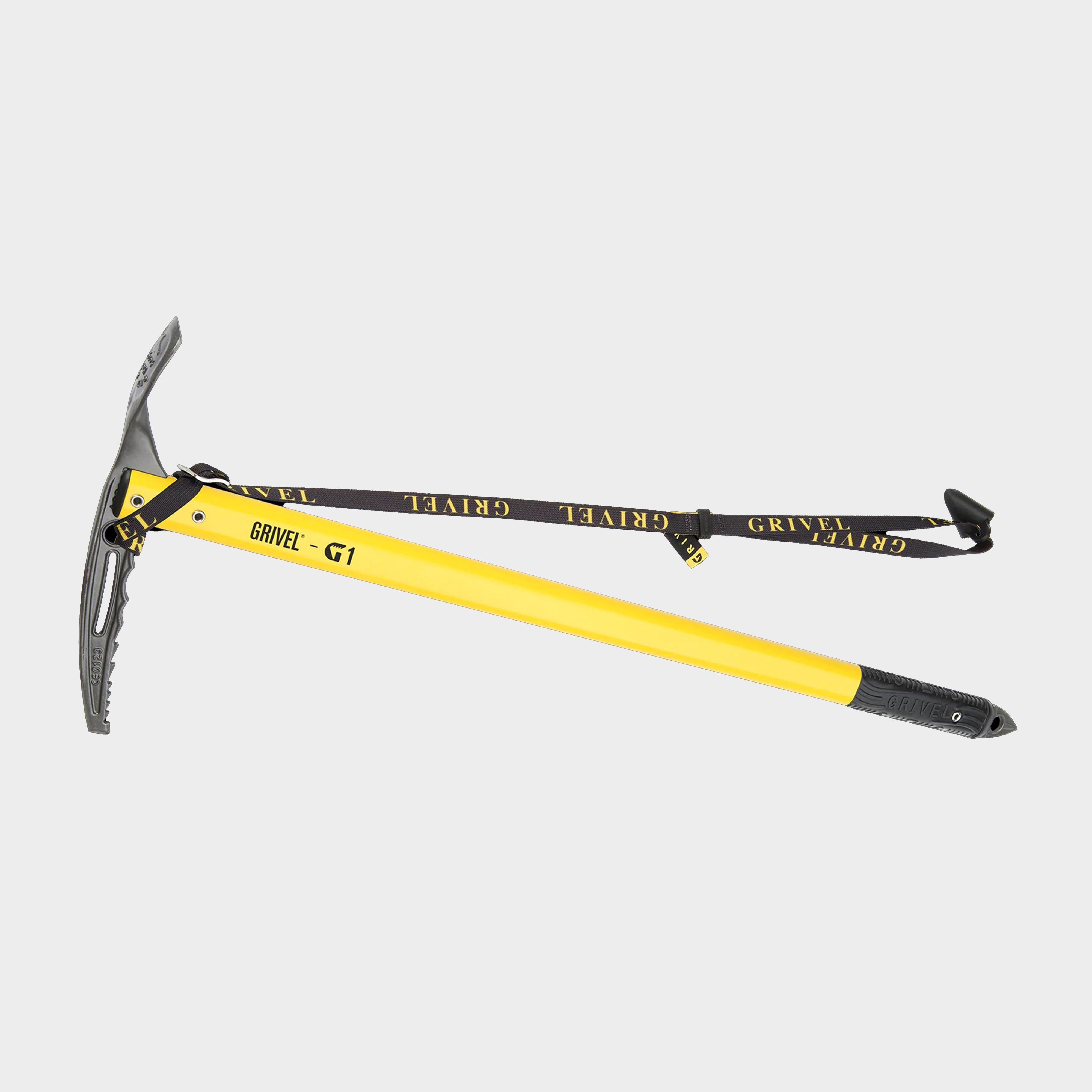  Grivel G1+ Ice Axe and Single Spring Leash and Rotor Krab, Yellow