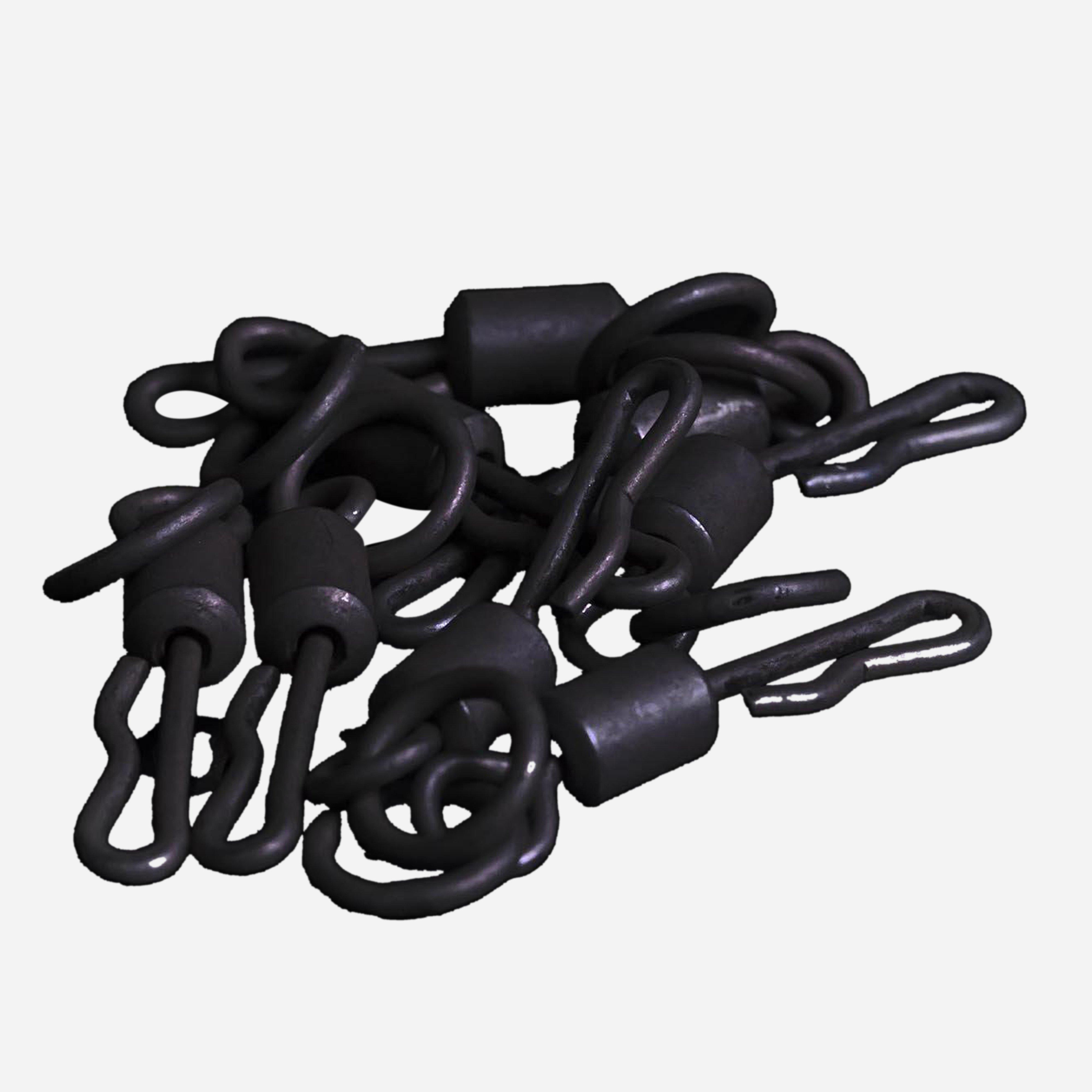 Image of RIDGEMONKEY Connexion QC Heli Ring Swivel Size 8, Black