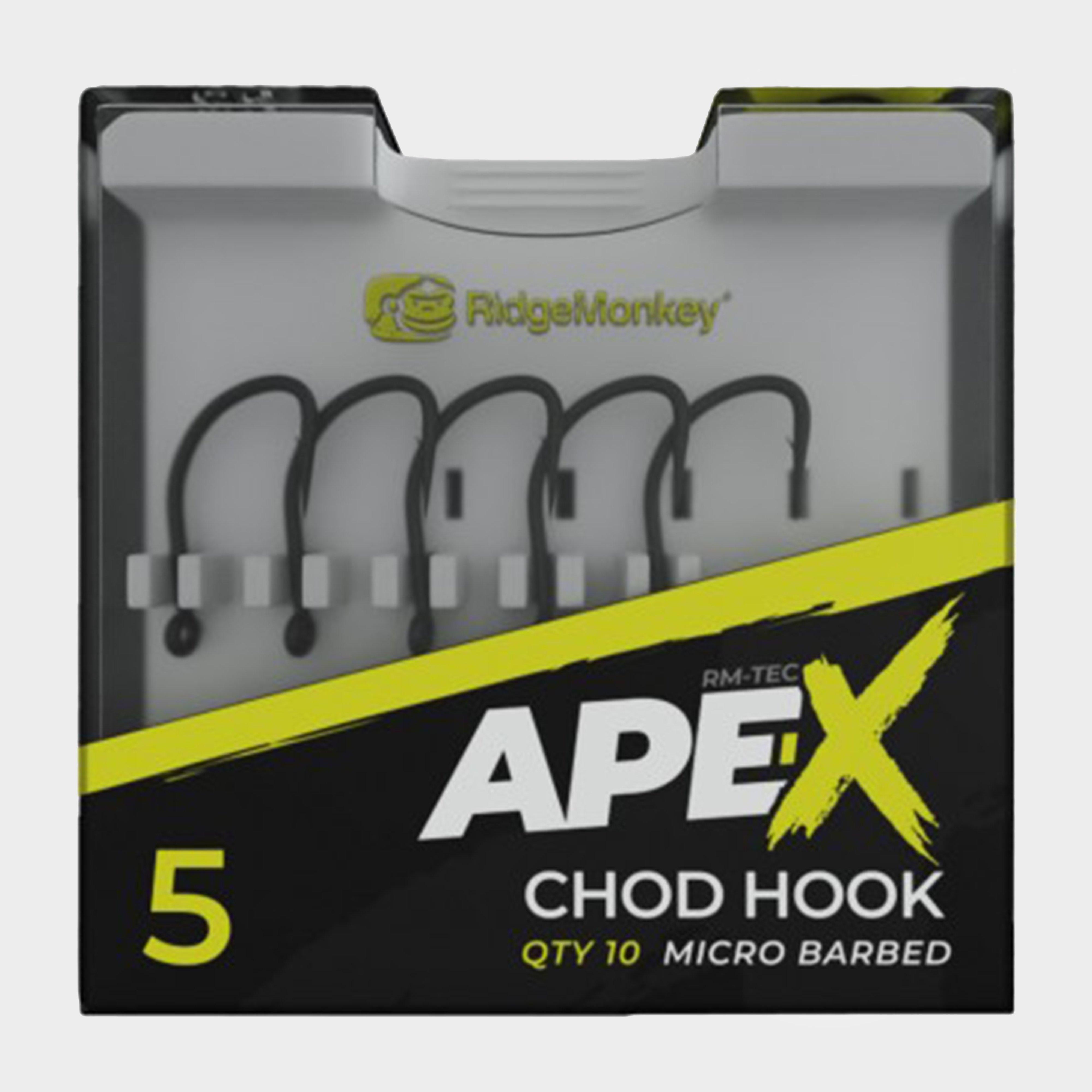 Photos - Fishing Hook / Jig Head RidgeMonkey Ape-X Chod Hook Size 5, Black 