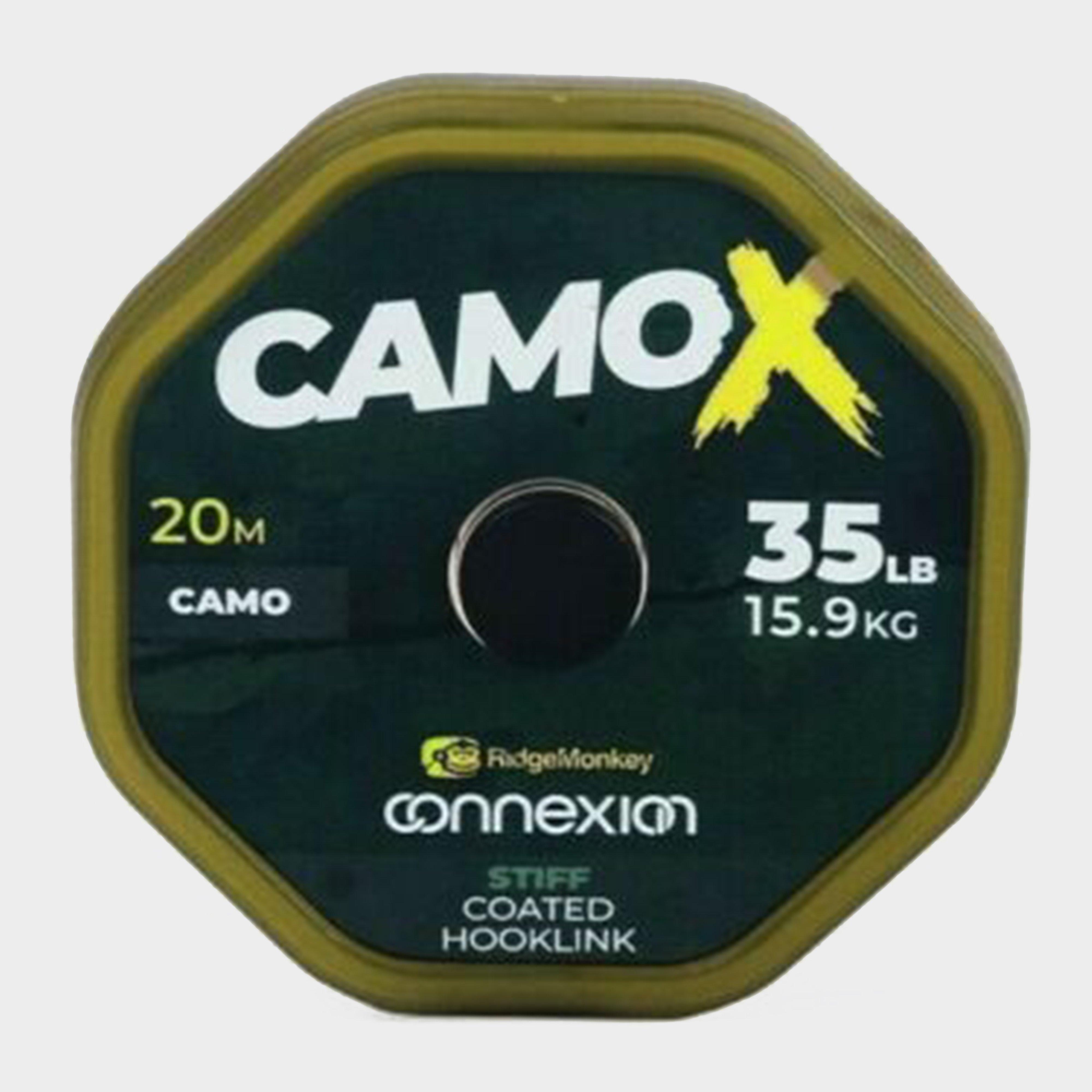 Photos - Fishing Line RidgeMonkey CamoX Stiff Coated Hooklink 35lb 