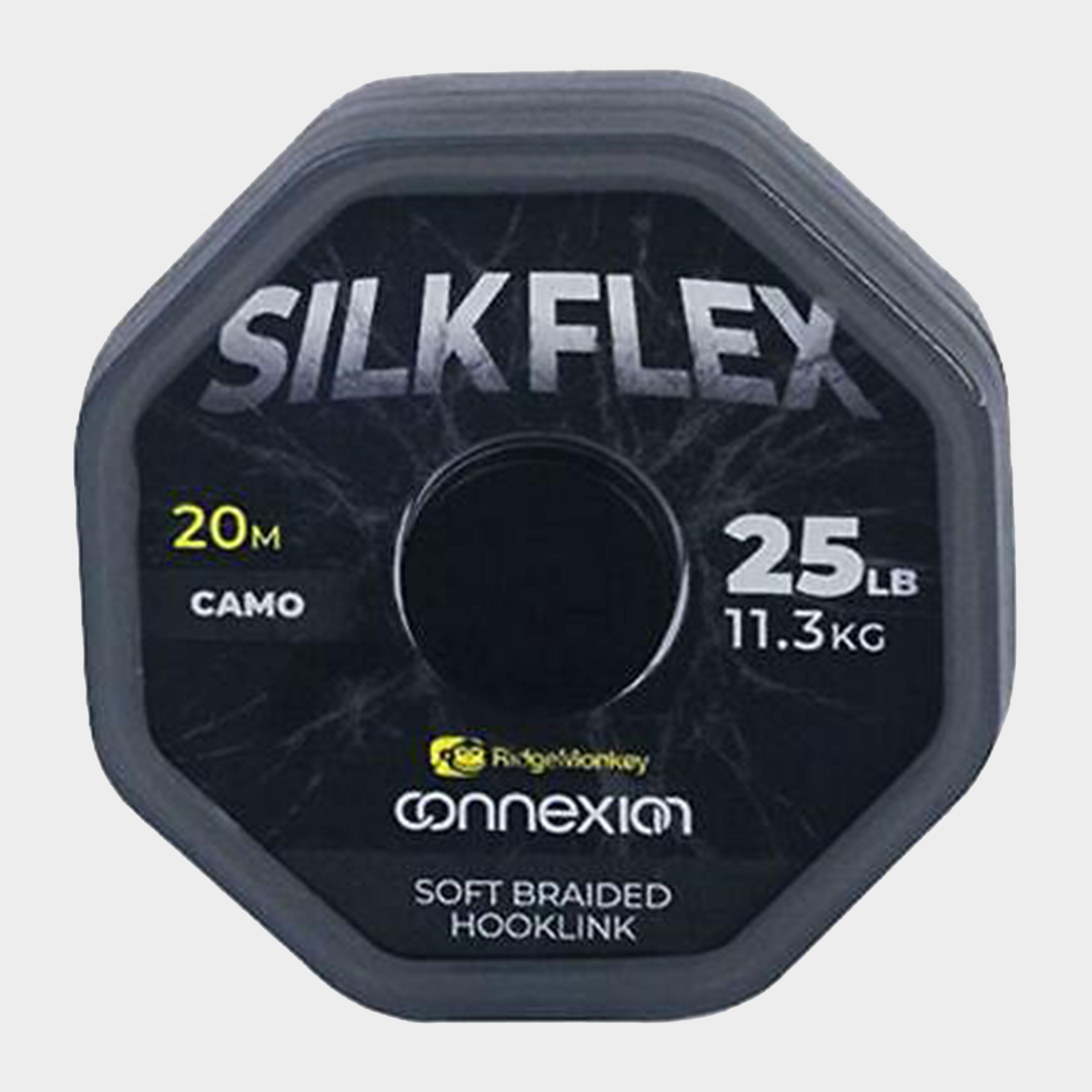 Photos - Fishing Line RidgeMonkey SilkFlex Soft Braid Hooklink 25lb 