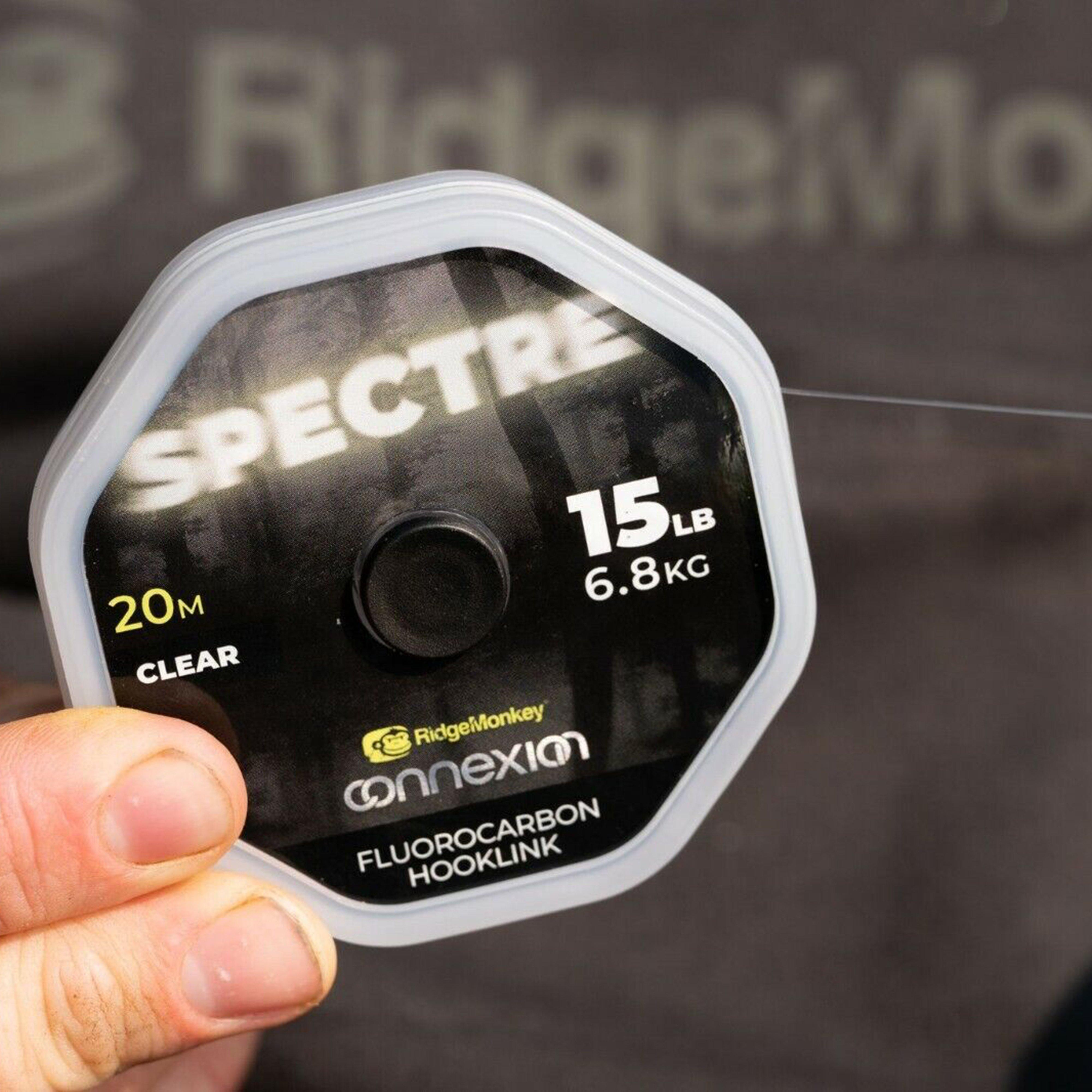 Photos - Fishing Line RidgeMonkey Spectre Fluorocarbon Hooklink 15lb 