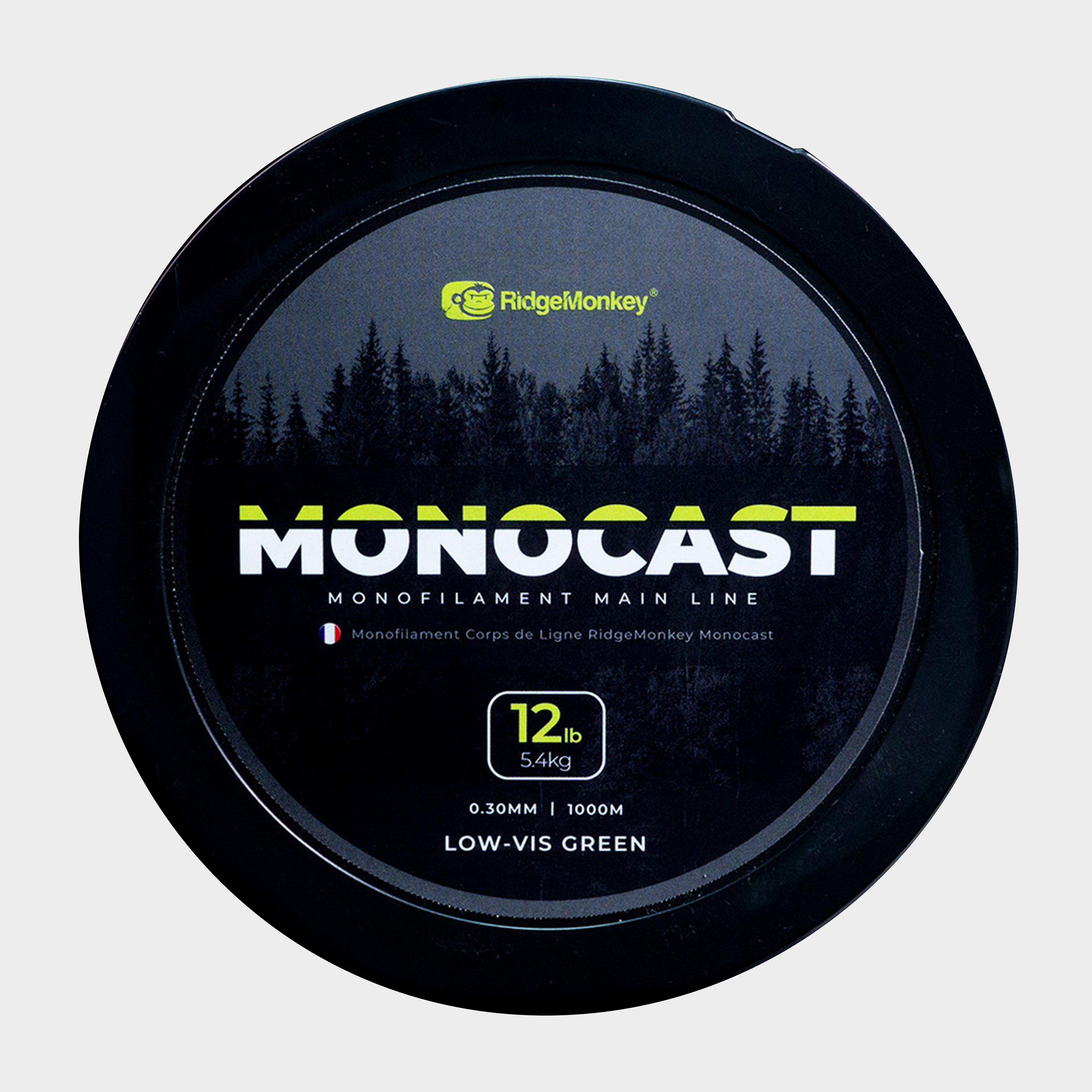 Photos - Fishing Line RidgeMonkey MonoCast Mono 12lb, Green 