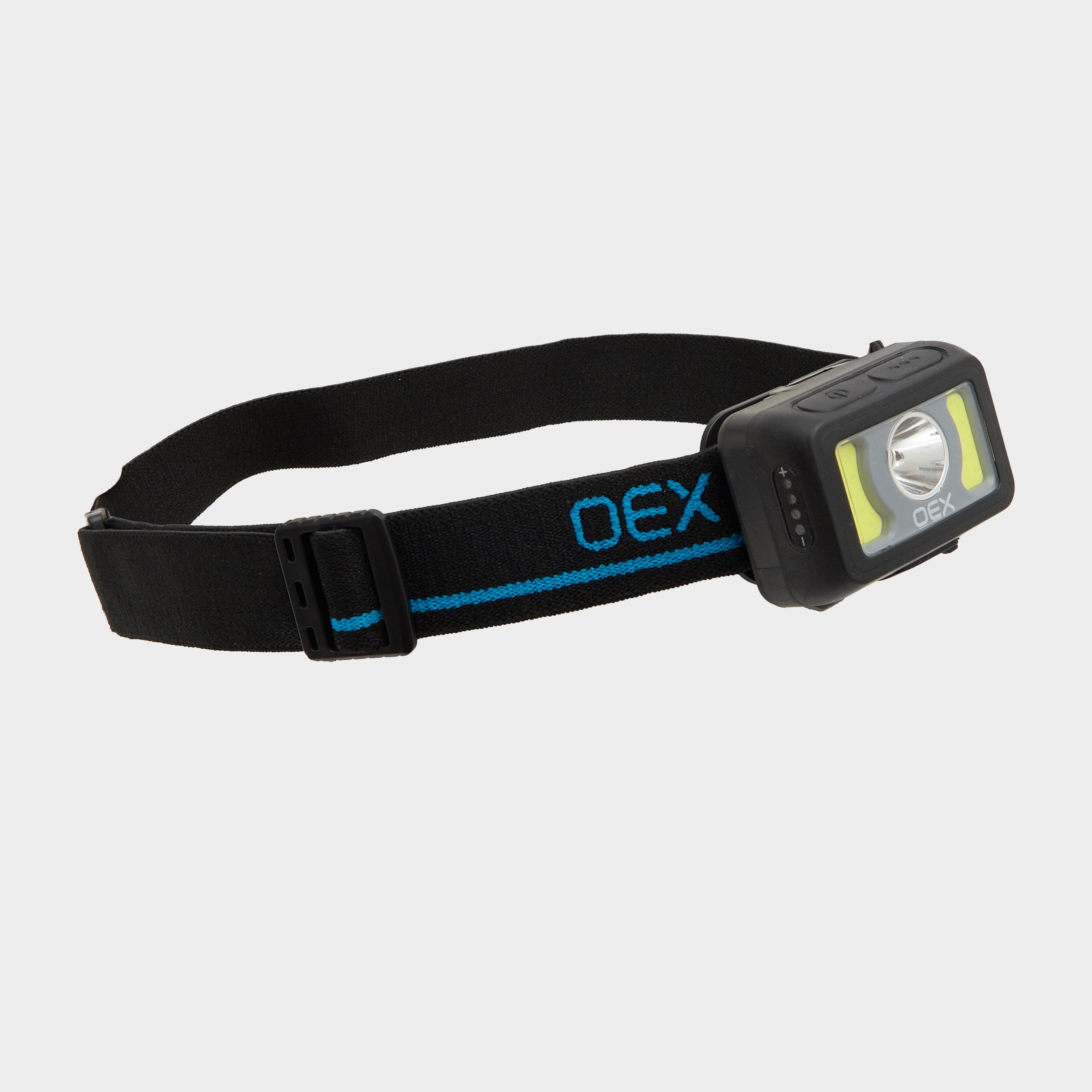 Image of OEX 500L Rechargeable Head Torch, Black