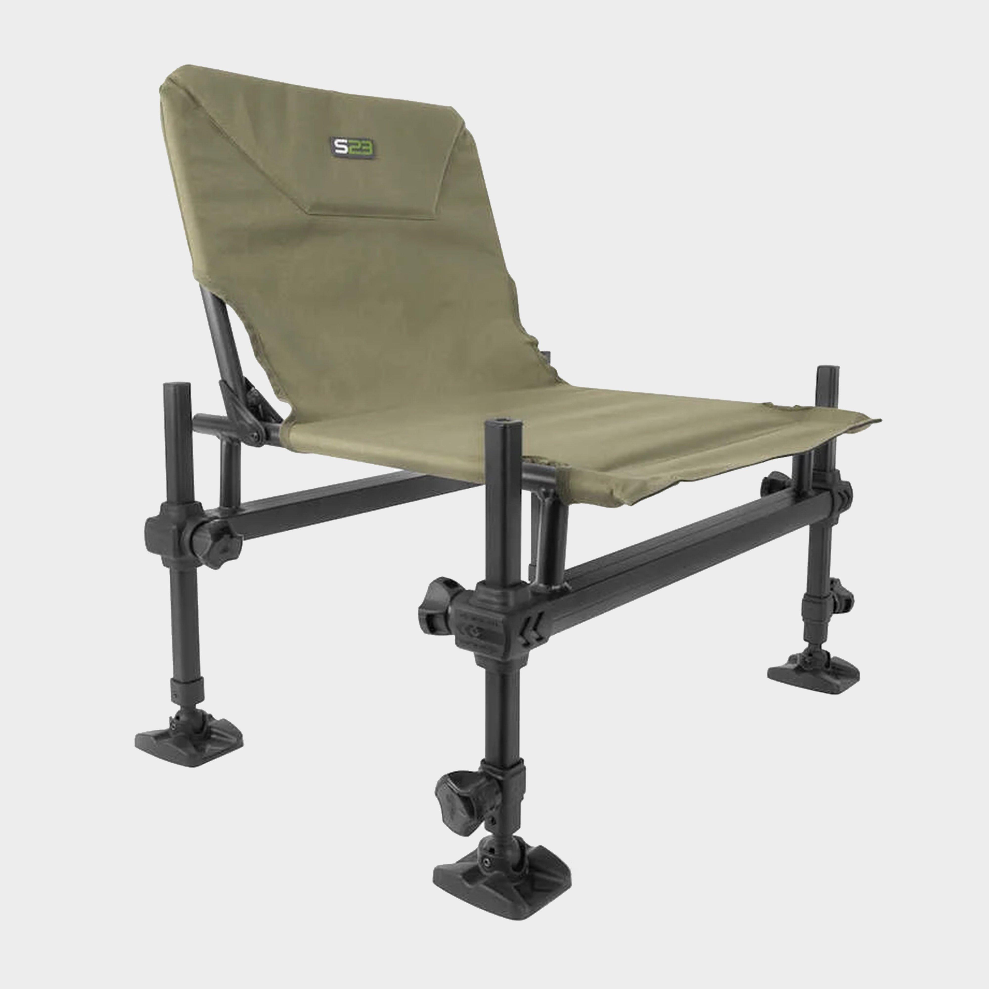  KORUM S23 Compact Accessory Fishing Chair, Green