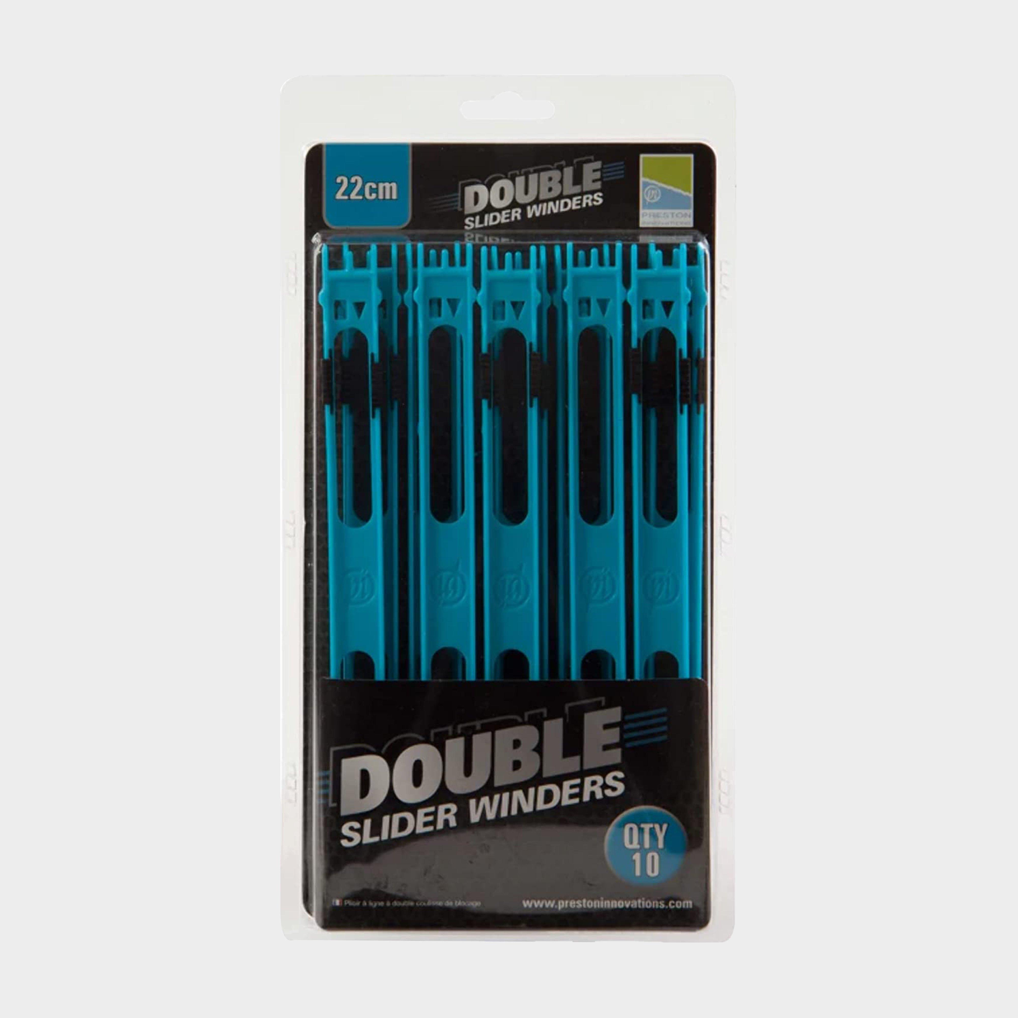 Image of PRESTON INNOVATION Double Slider Winders 22cm, Blue