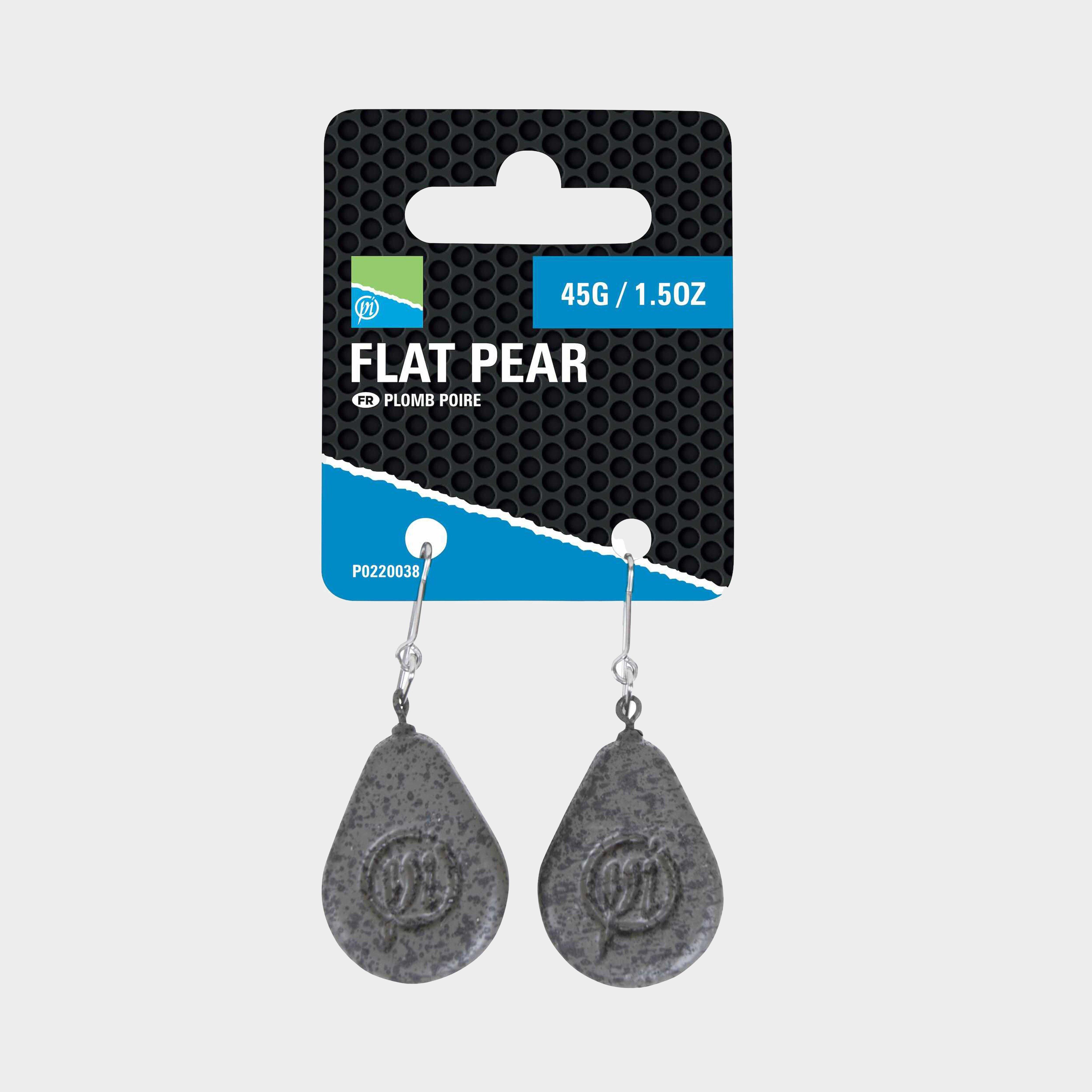 Photos - Fishing Sinker / Feeder Preston INNOVATION Flat Pear Lead 15g, Black 