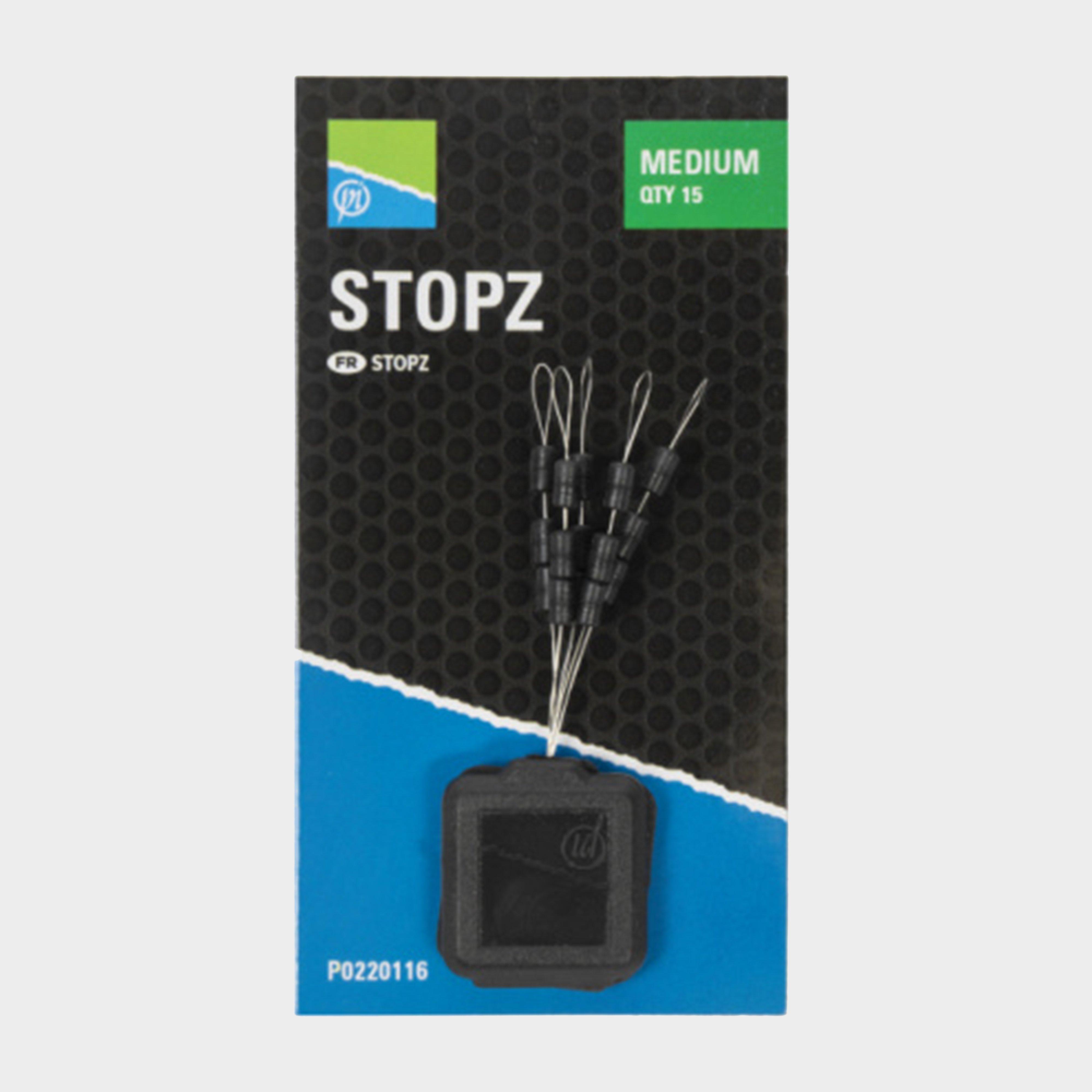 Photos - Other for Fishing Preston INNOVATION Stopz - Medium, Black 