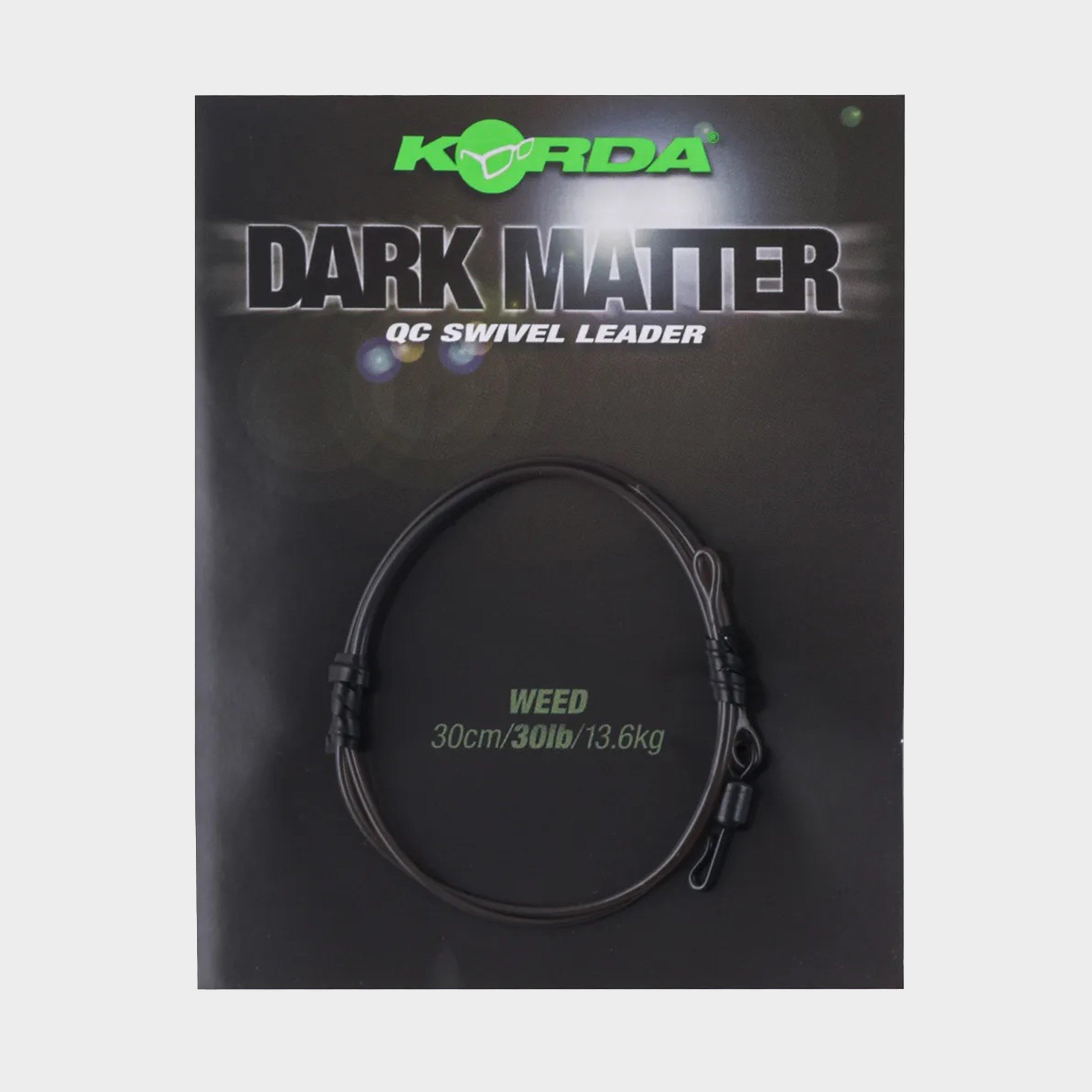 Image of Korda Dark Matter QC Swivel Leader 30lb 30cm, Black