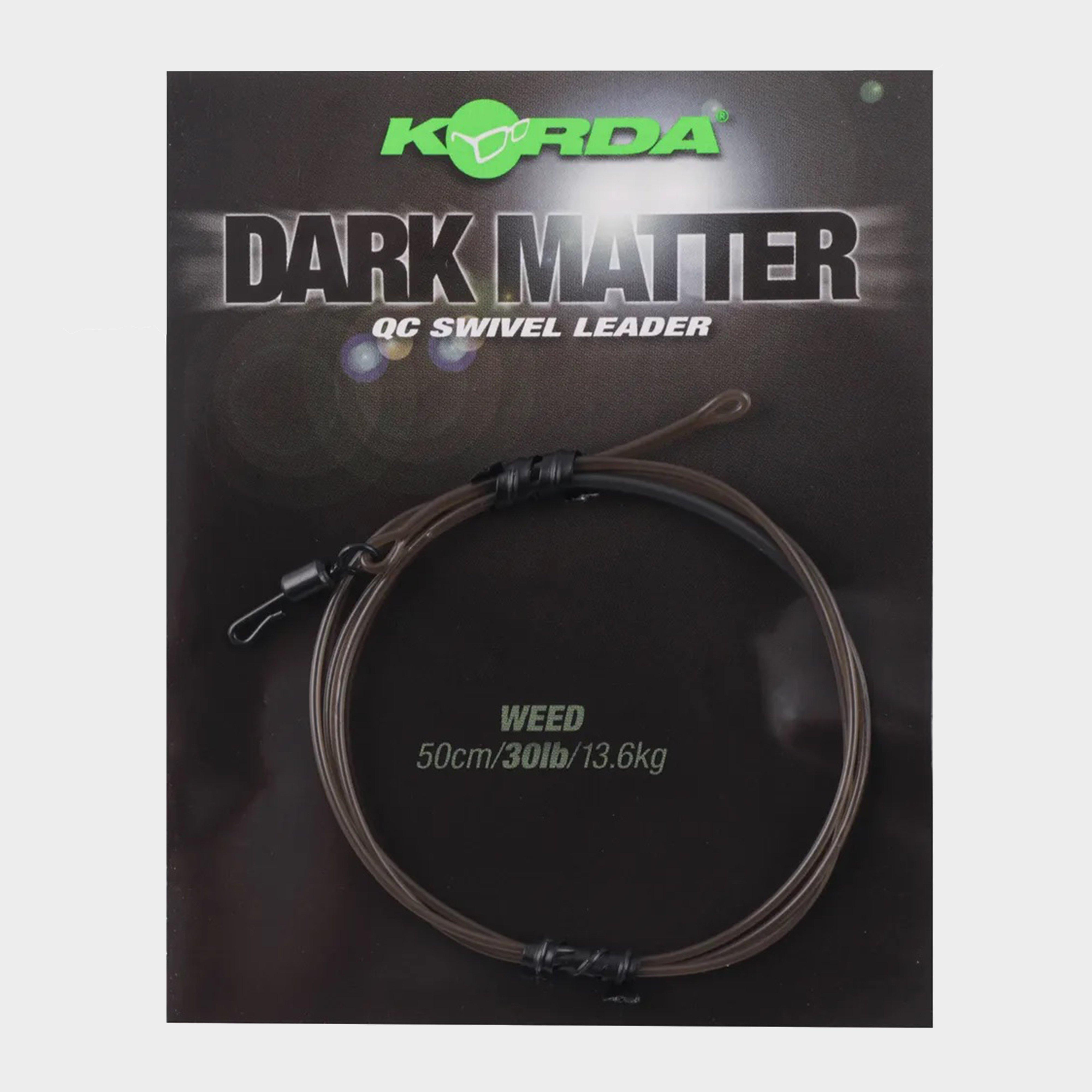 Image of Korda Dark Matter QC Swivel Leader 30lb 50cm, Black