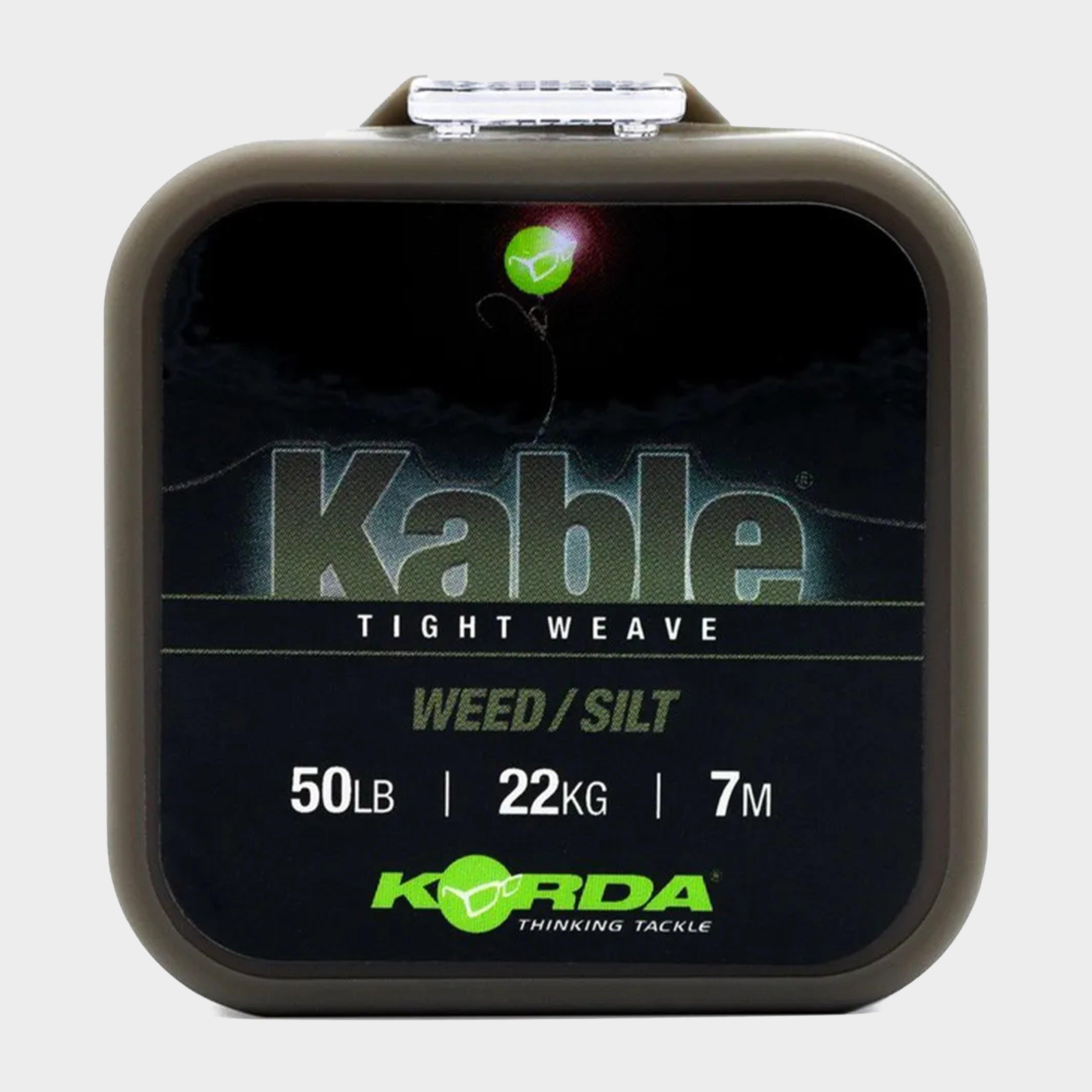 Image of Korda Kable Tight Weave Leadcore Weed 7m