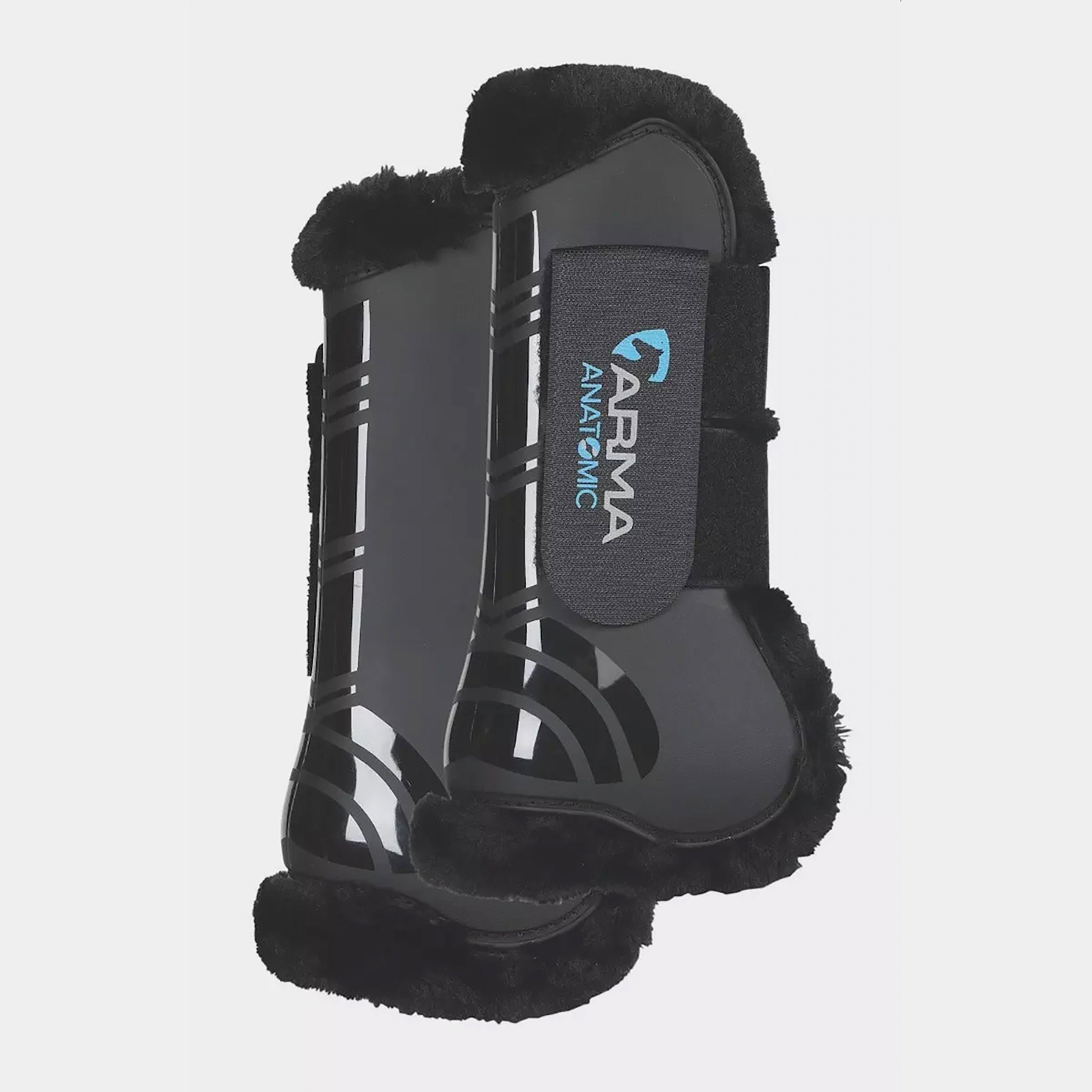 Image of Arma Anatomic SupaFleece Tendon Boots Black Full, Black