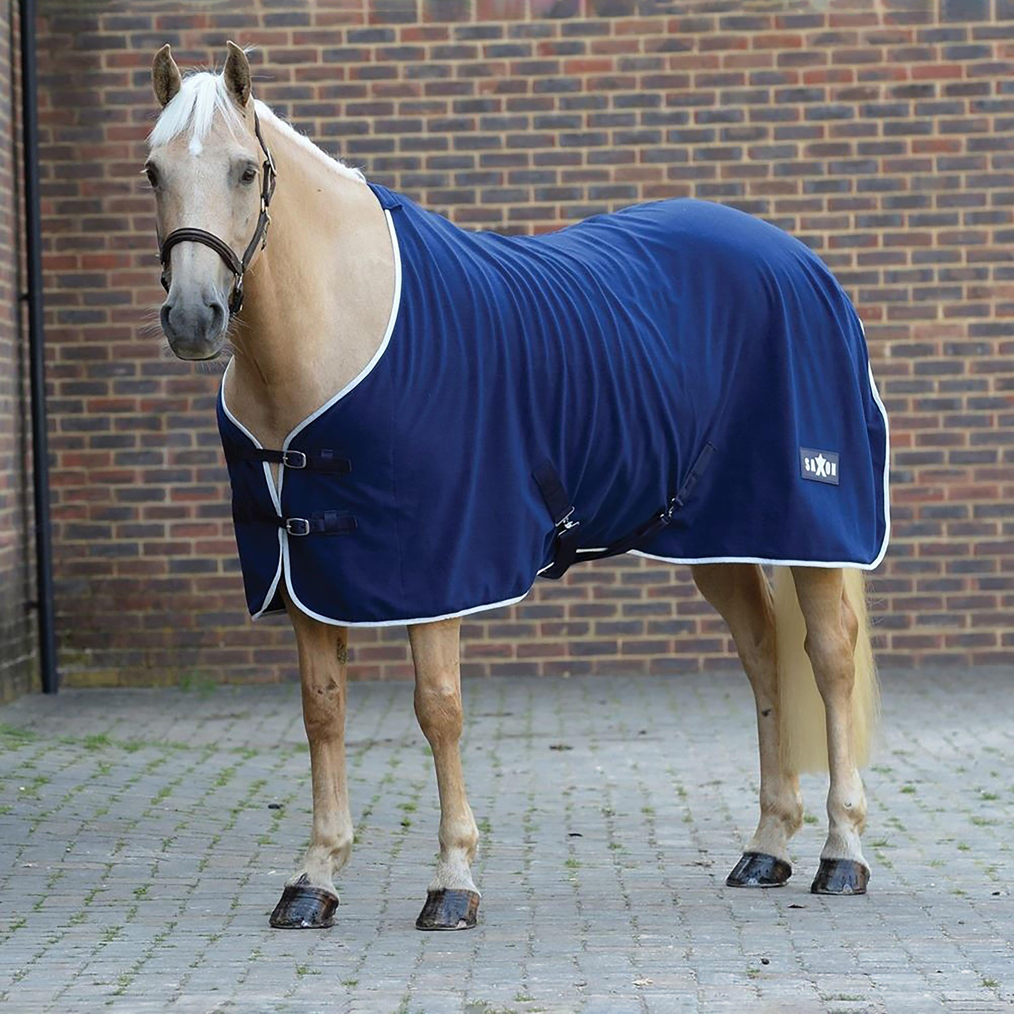 Image of Saxon Defiant Fleece Standard Neck Rug, Blue