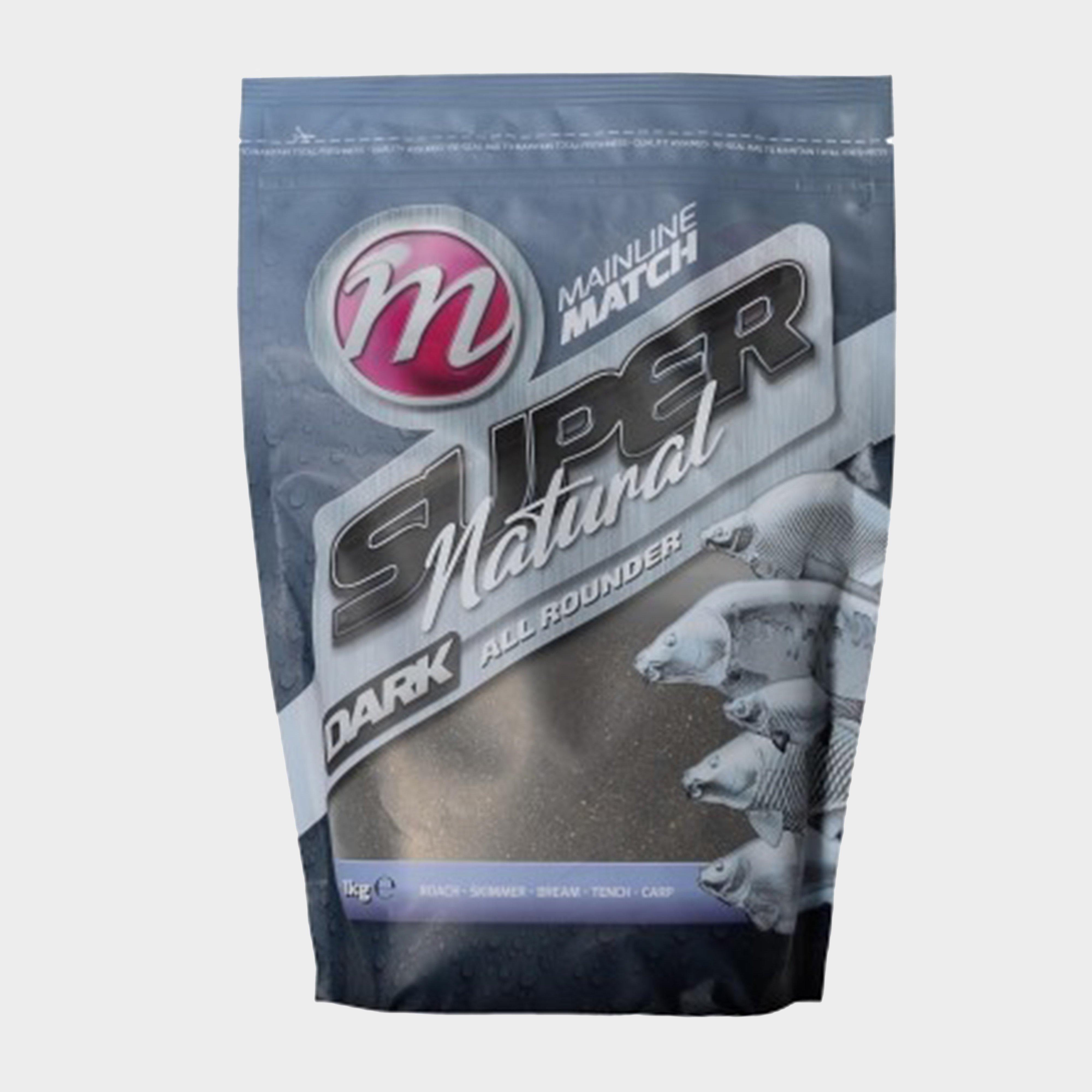Image of MAINLINE Match Super Natural Dark Groundbait 1kg, Black