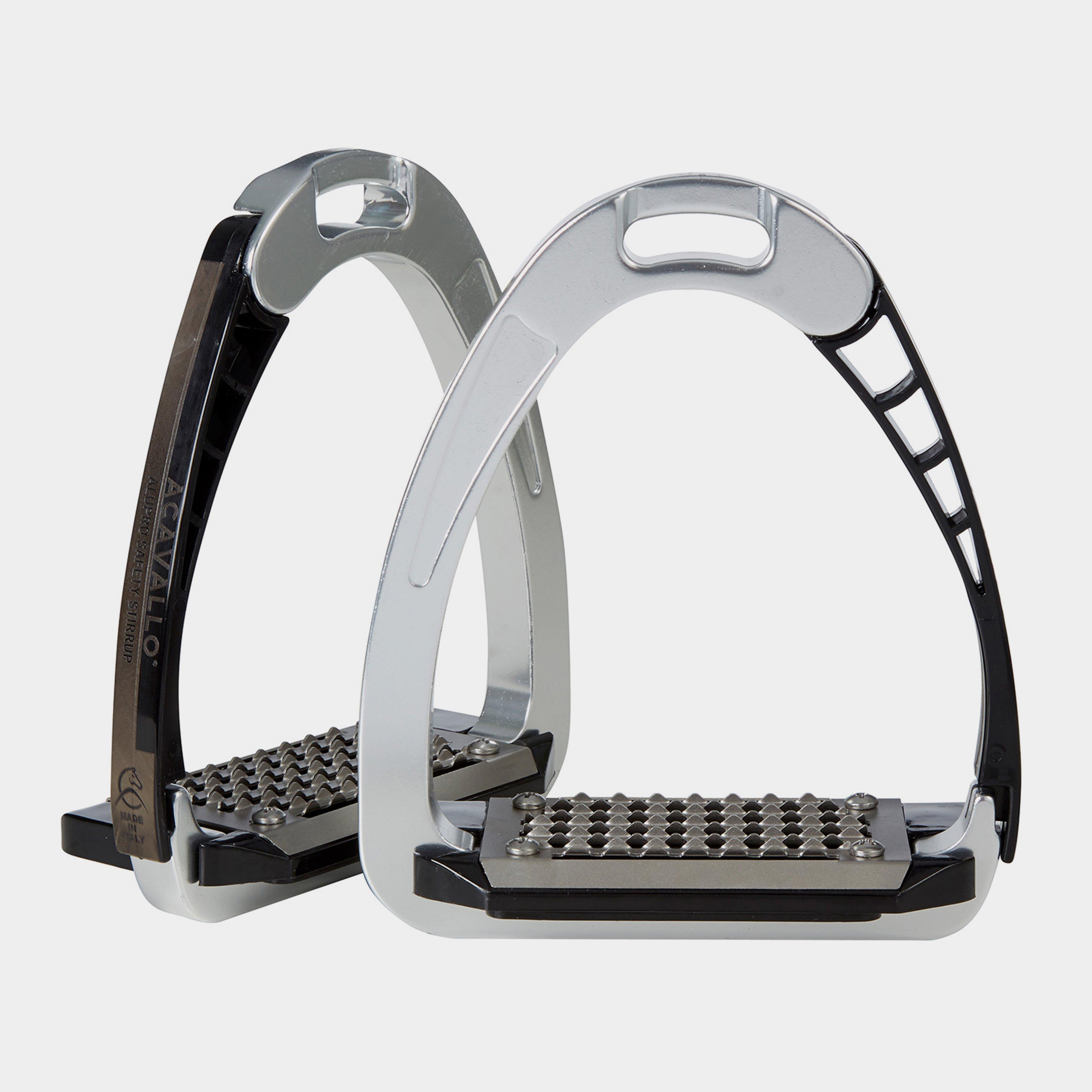 Image of Acavallo Arena Alupro Stirrups Silver, Silver