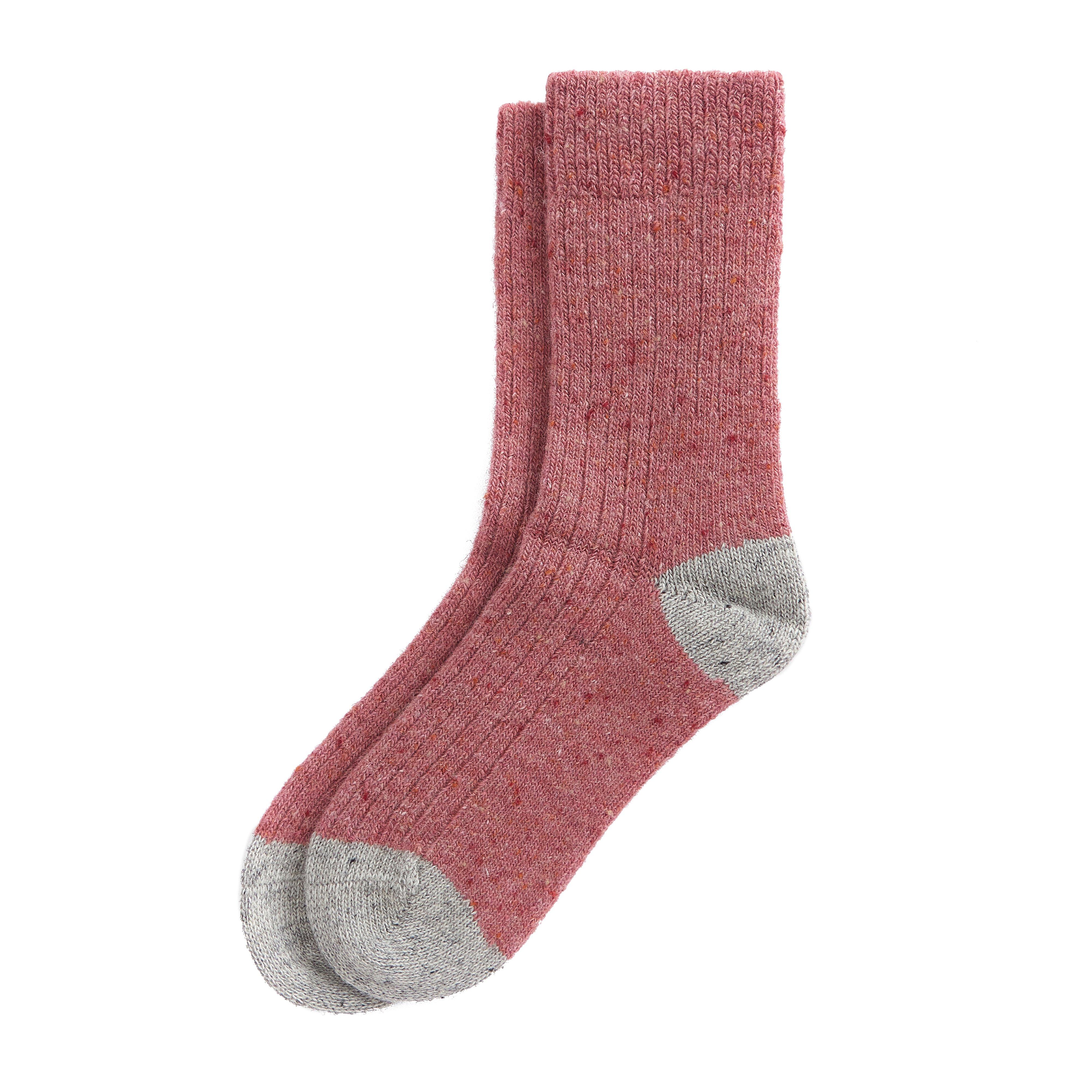 Womens Houghton Socks Pink/Light Grey