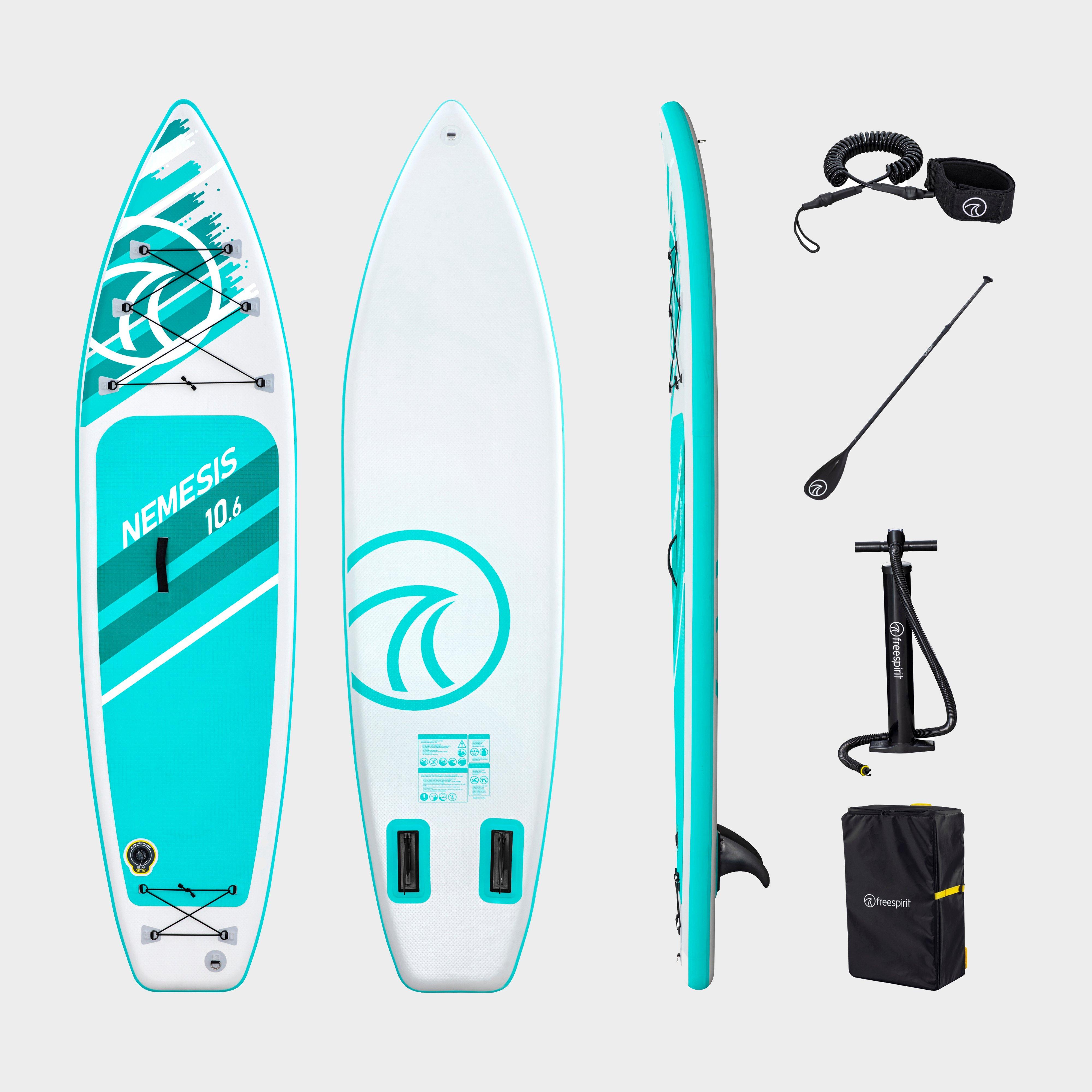 Image of Freespirit Nemesis 10.6ft Paddle Board Set, Blue
