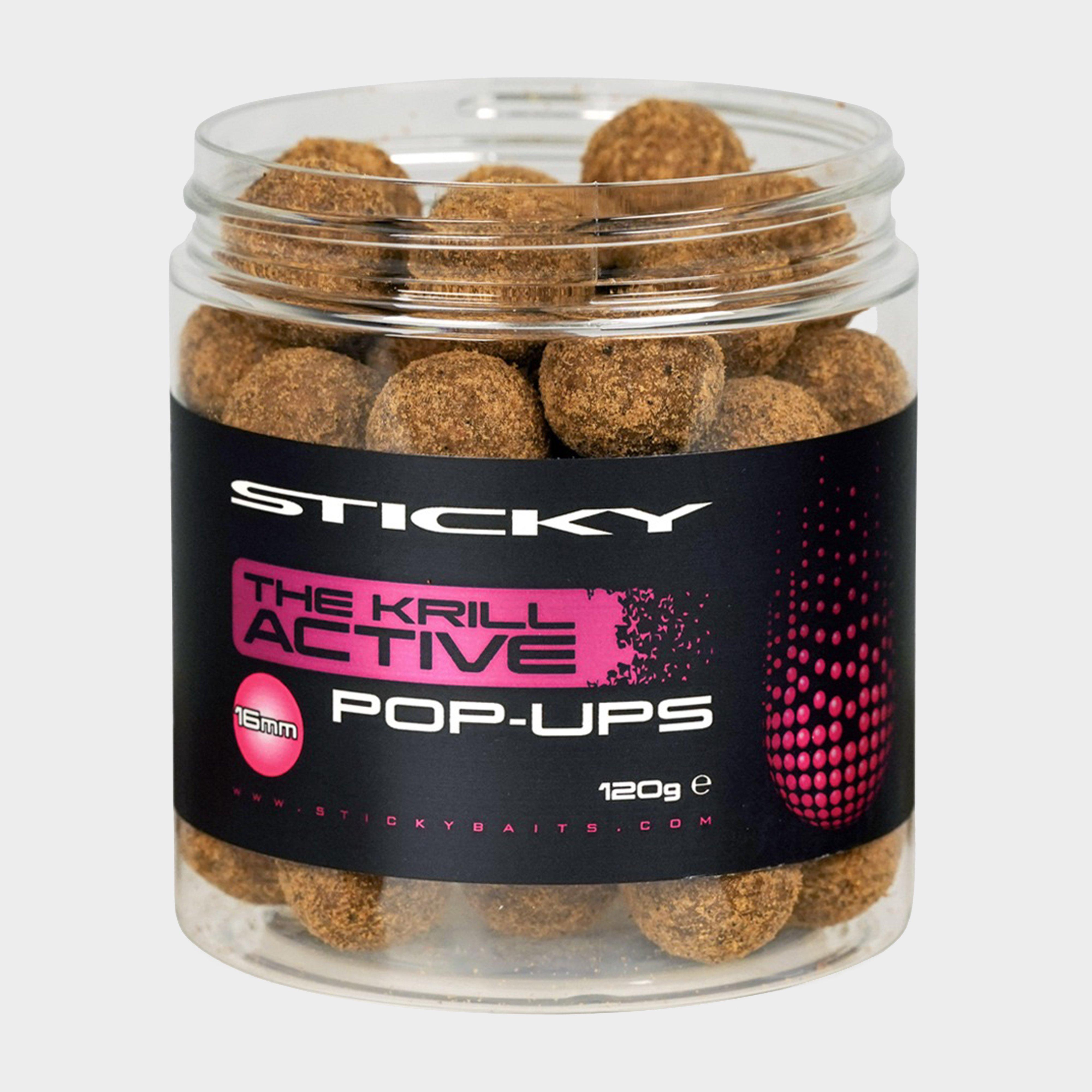 Image of Sticky Baits Krill Active Pop-Ups 16mm, Brown