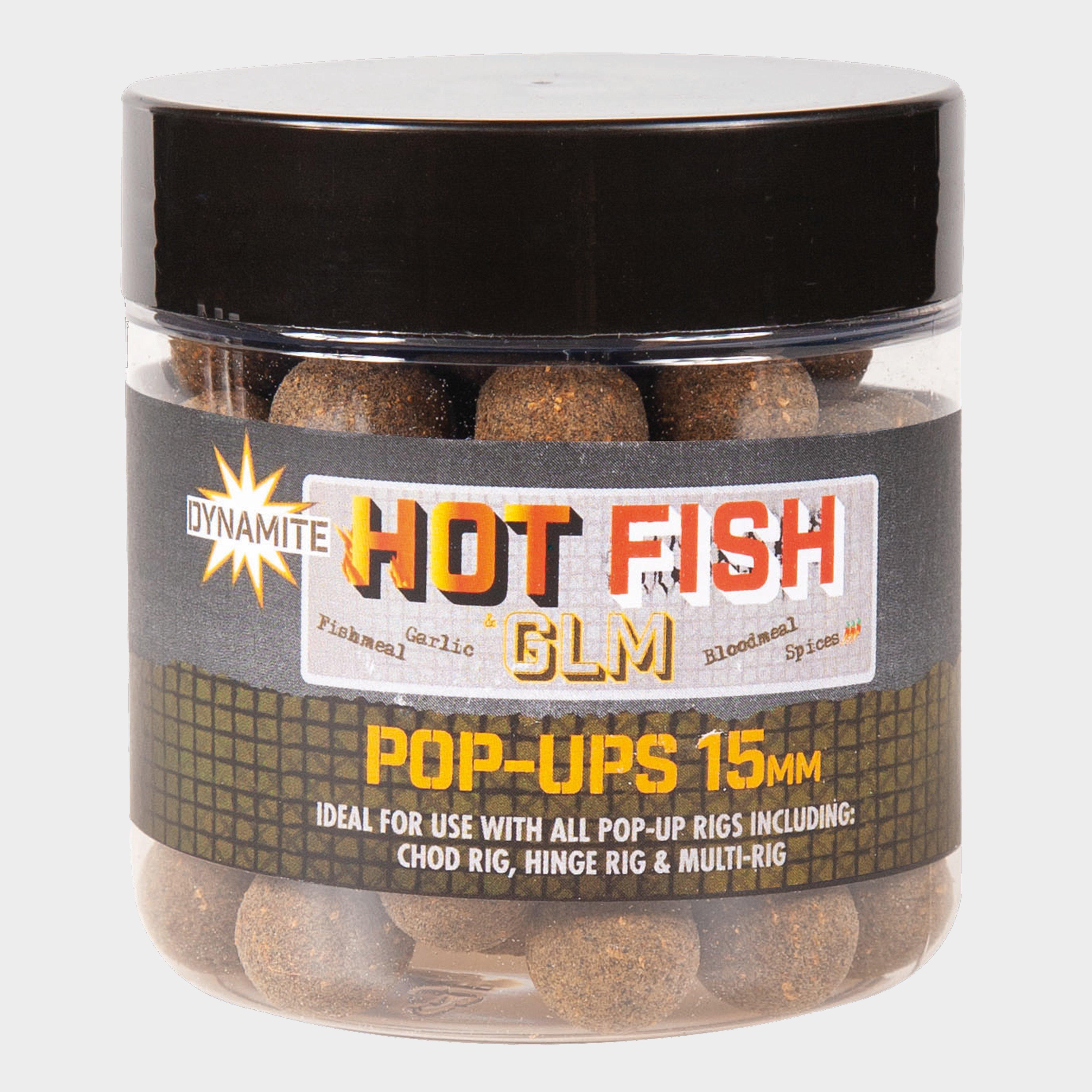 Image of Dynamite Hot Fish & GLM Pop-Ups 15mm 1kg, Brown