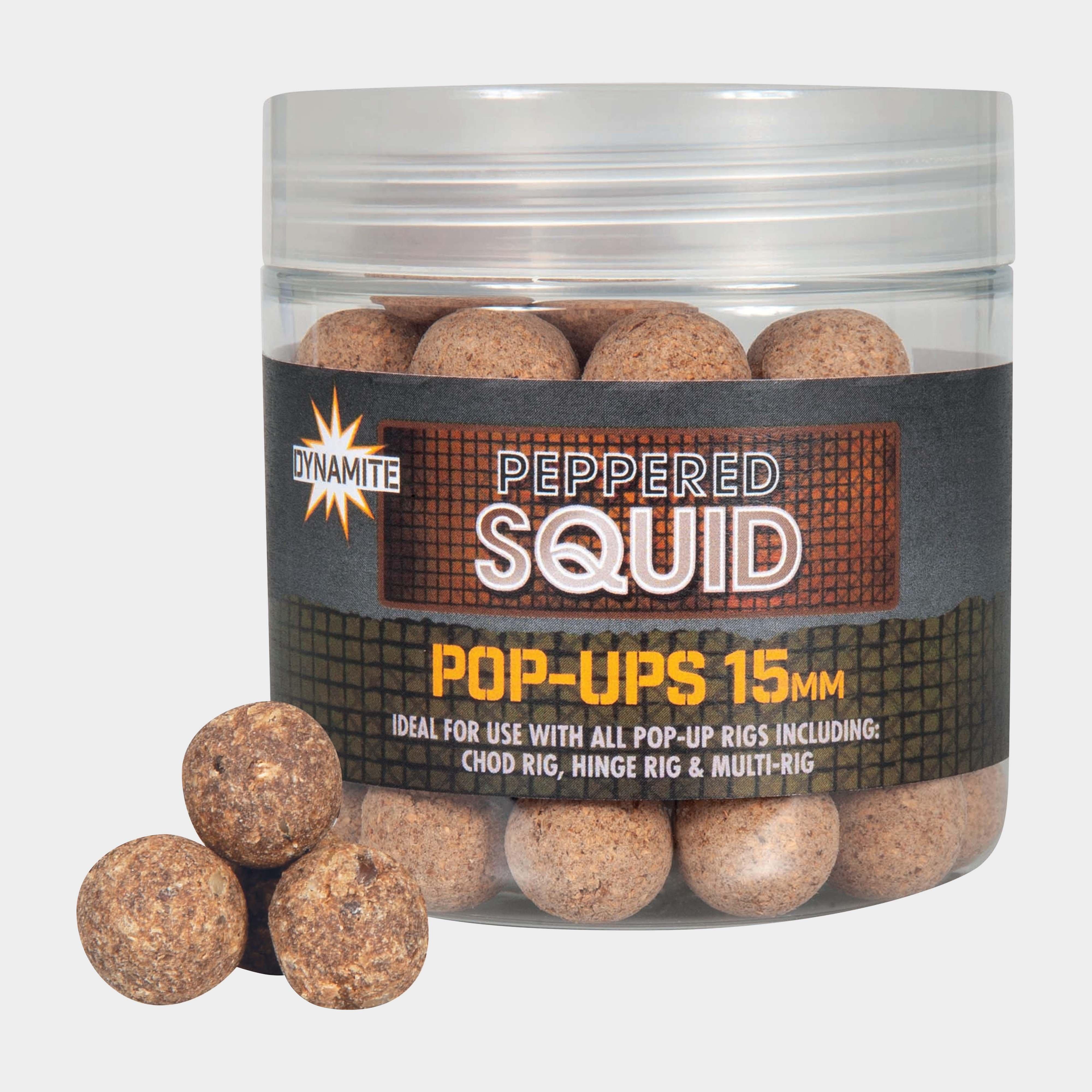 Image of Dynamite Peppered Squid Pop-Ups 15mm, Brown