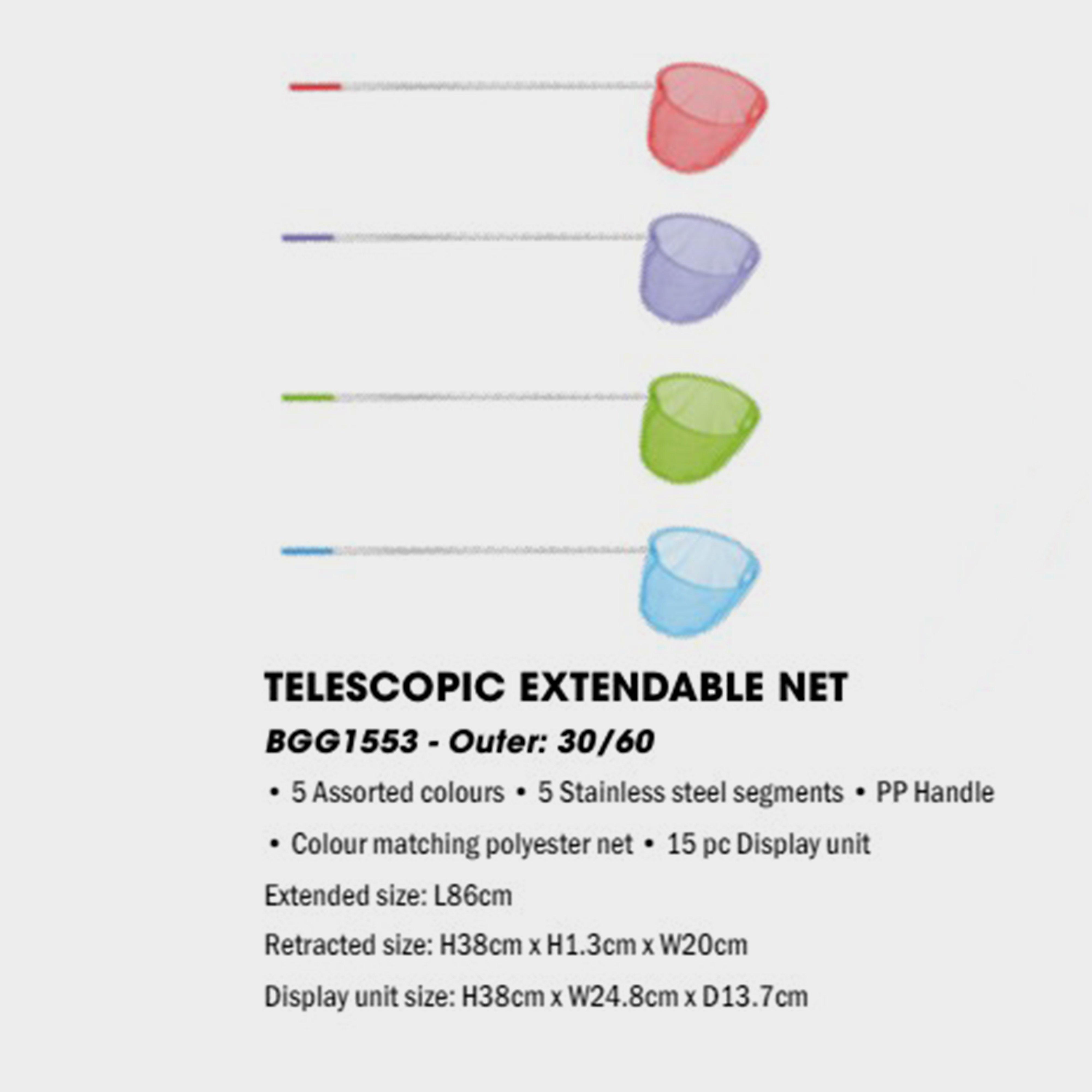 Image of Wilton Bradley Yello Telescopic Extendable Net, Multi Coloured