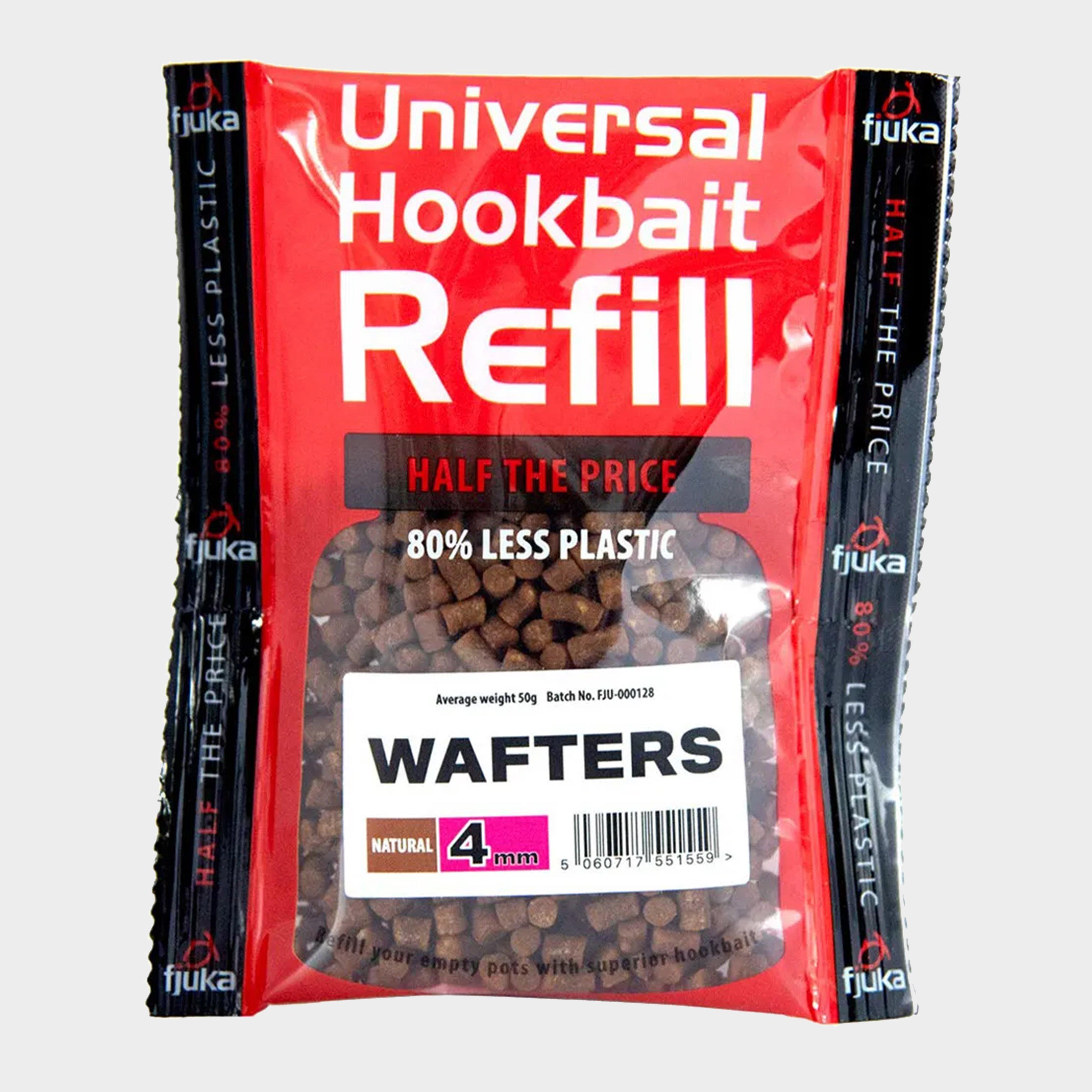 Image of FJUKA BAIT Hookable Wafters Natural Refills 4mm, Brown