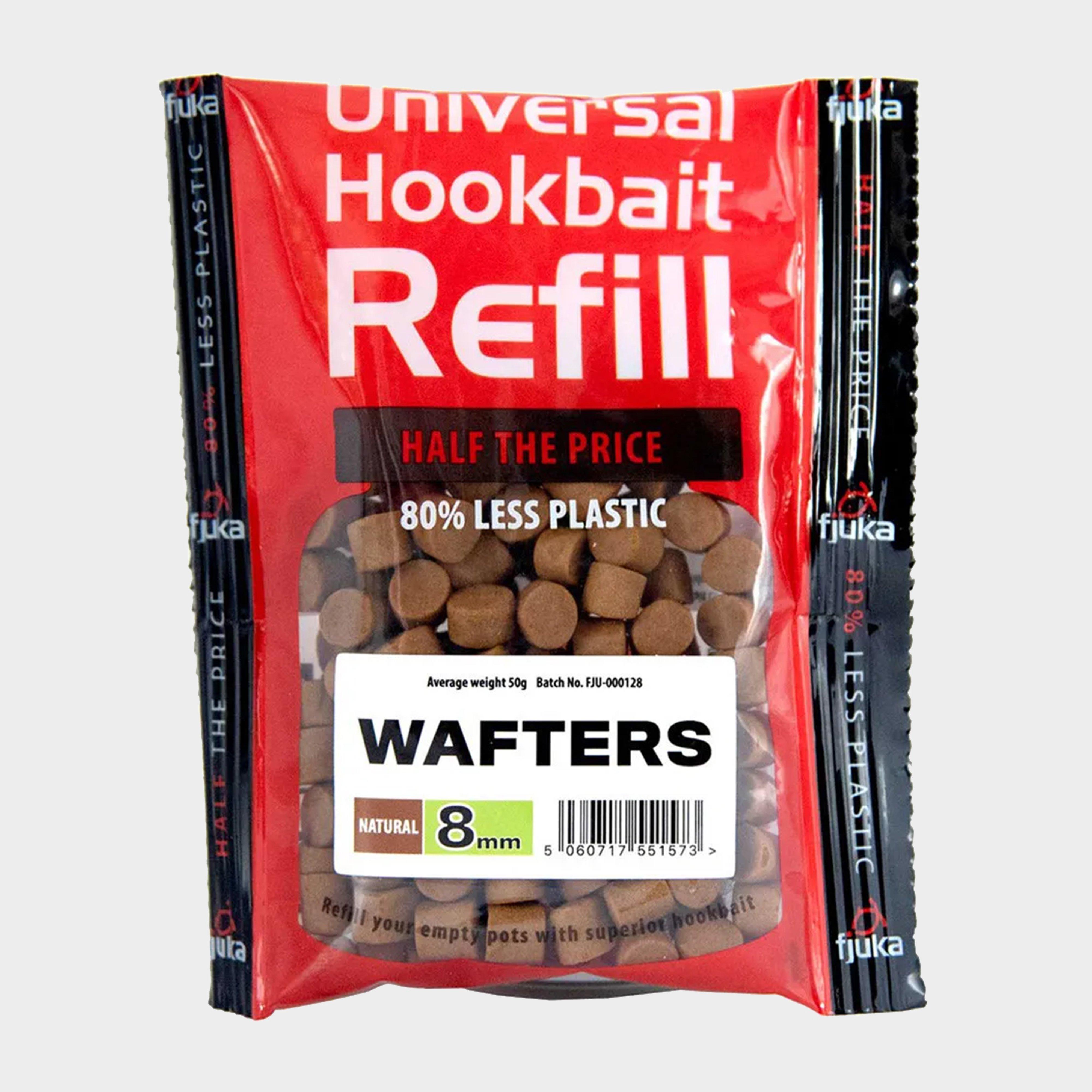 Image of FJUKA BAIT Hookable Wafters Natural Refill 8mm, Brown