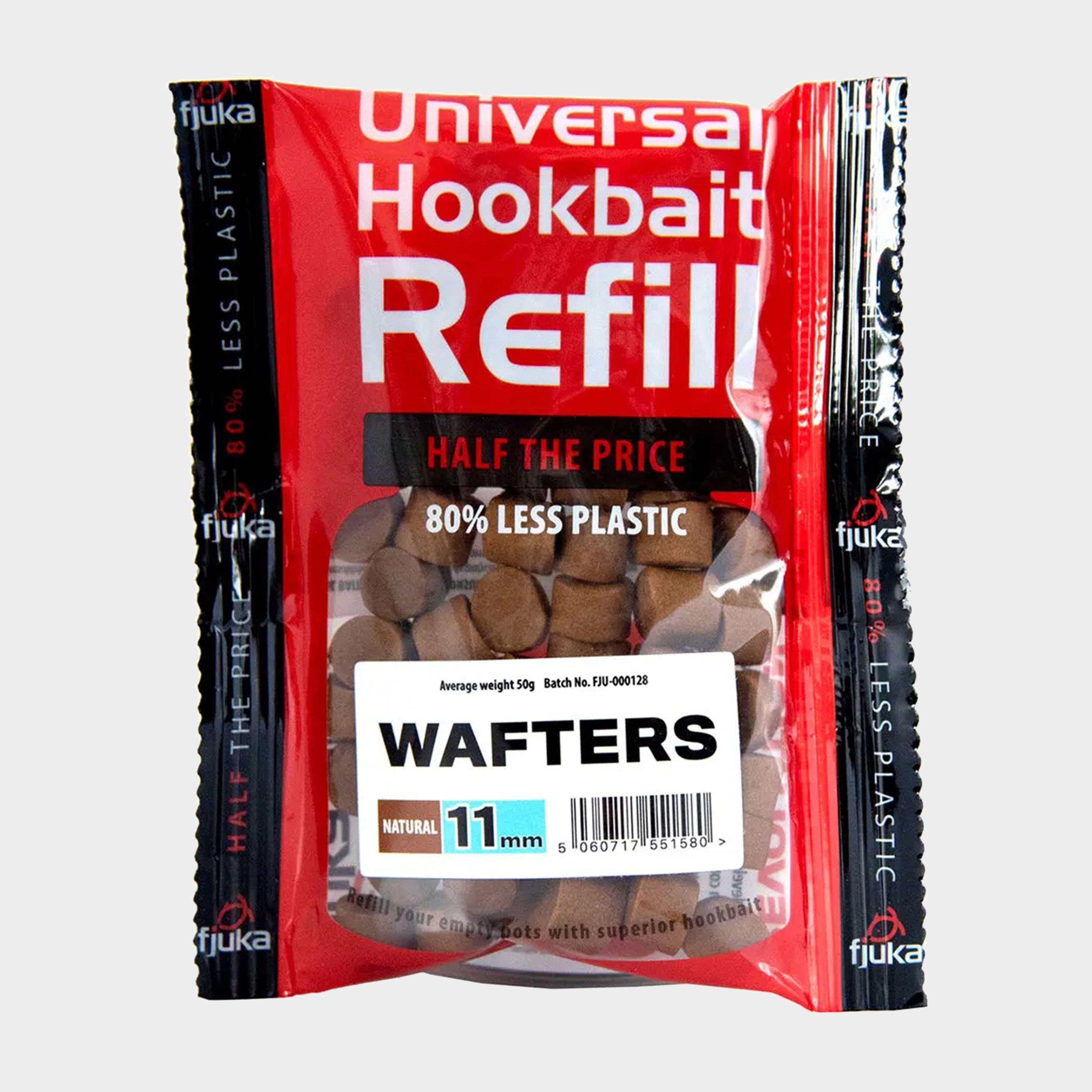 Image of FJUKA BAIT Hookable Wafters Natural Refill 11mm, Brown