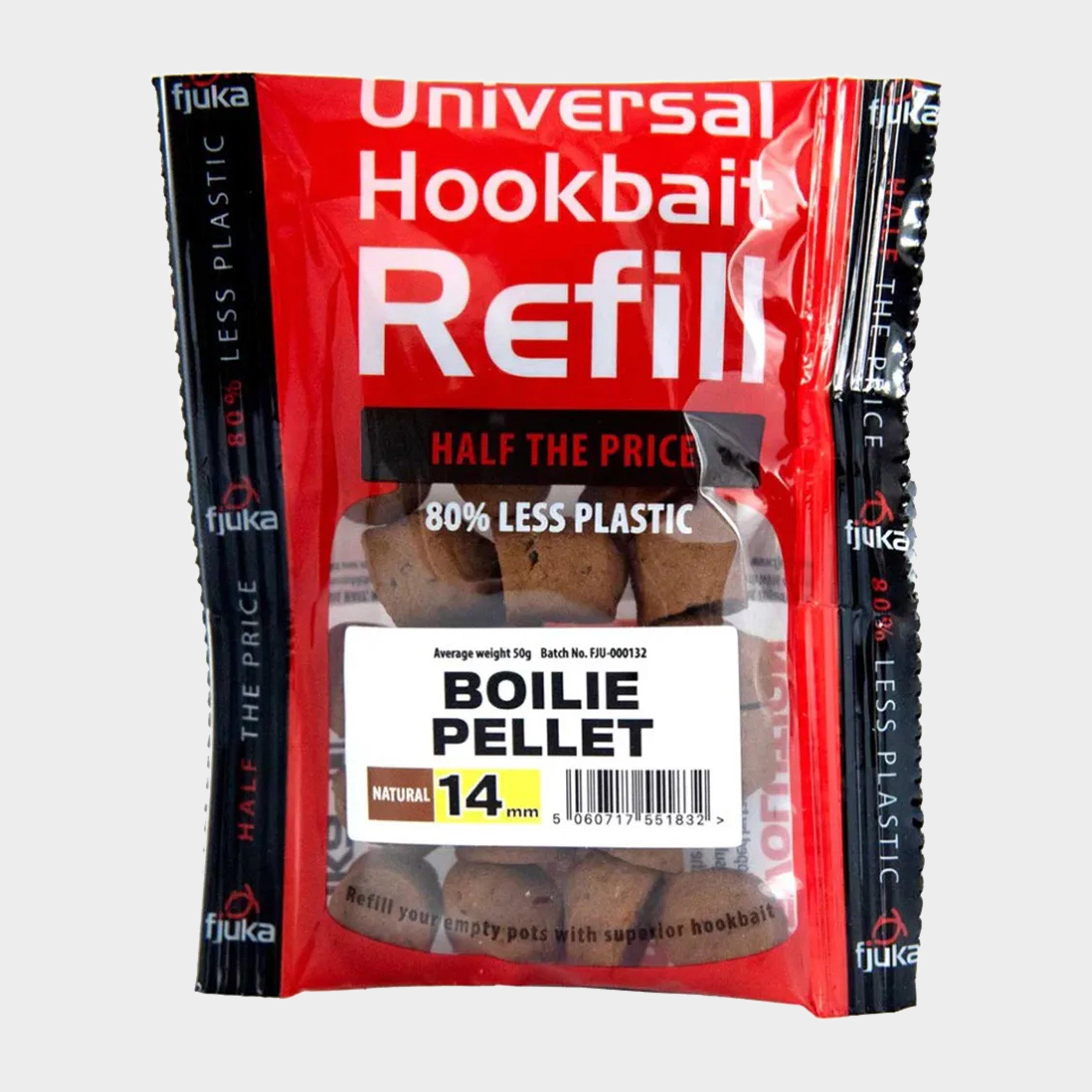 Image of FJUKA BAIT Boilie Pellets Natural Refill 14mm, Brown