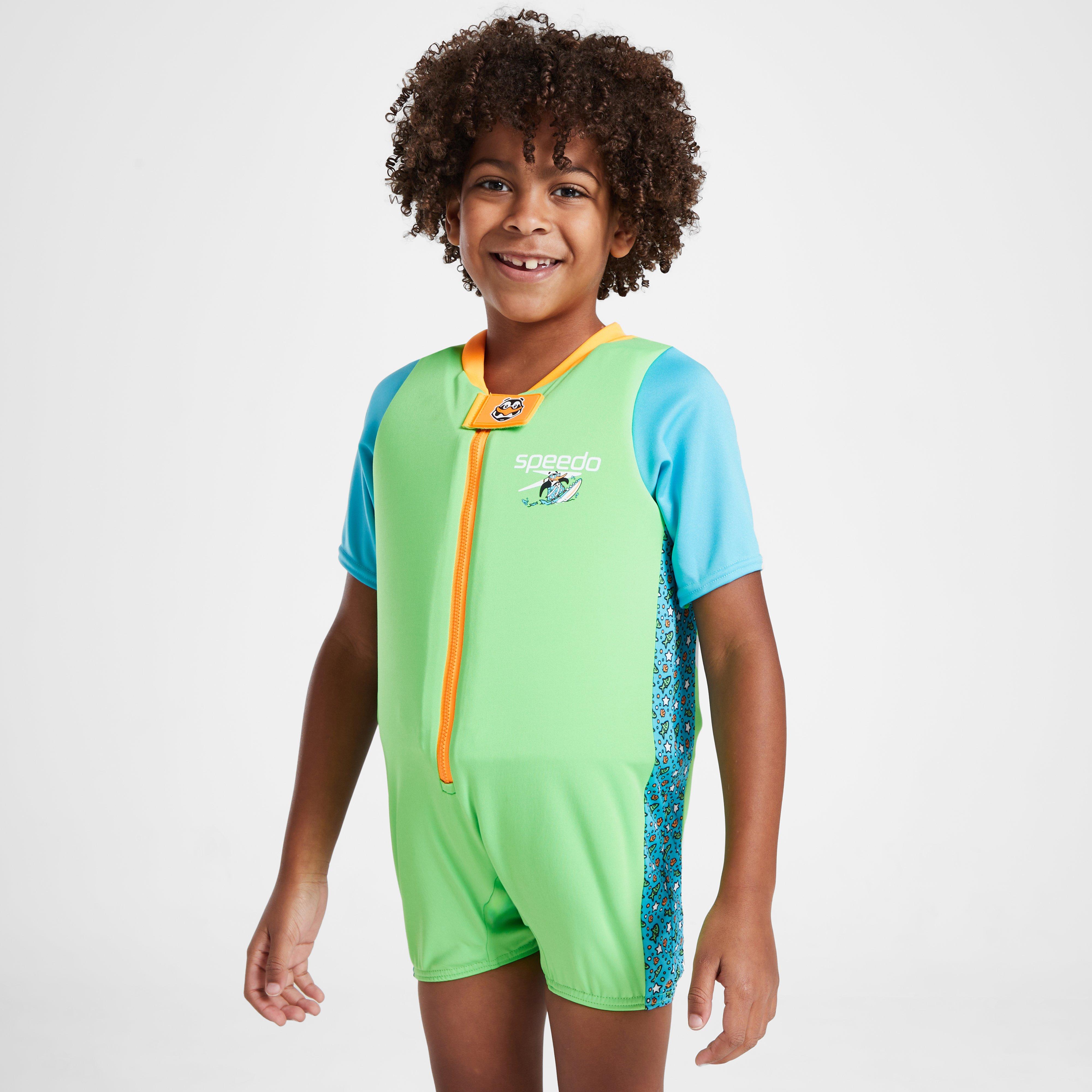 Image of Speedo Learn to Swim Float Suit, Green