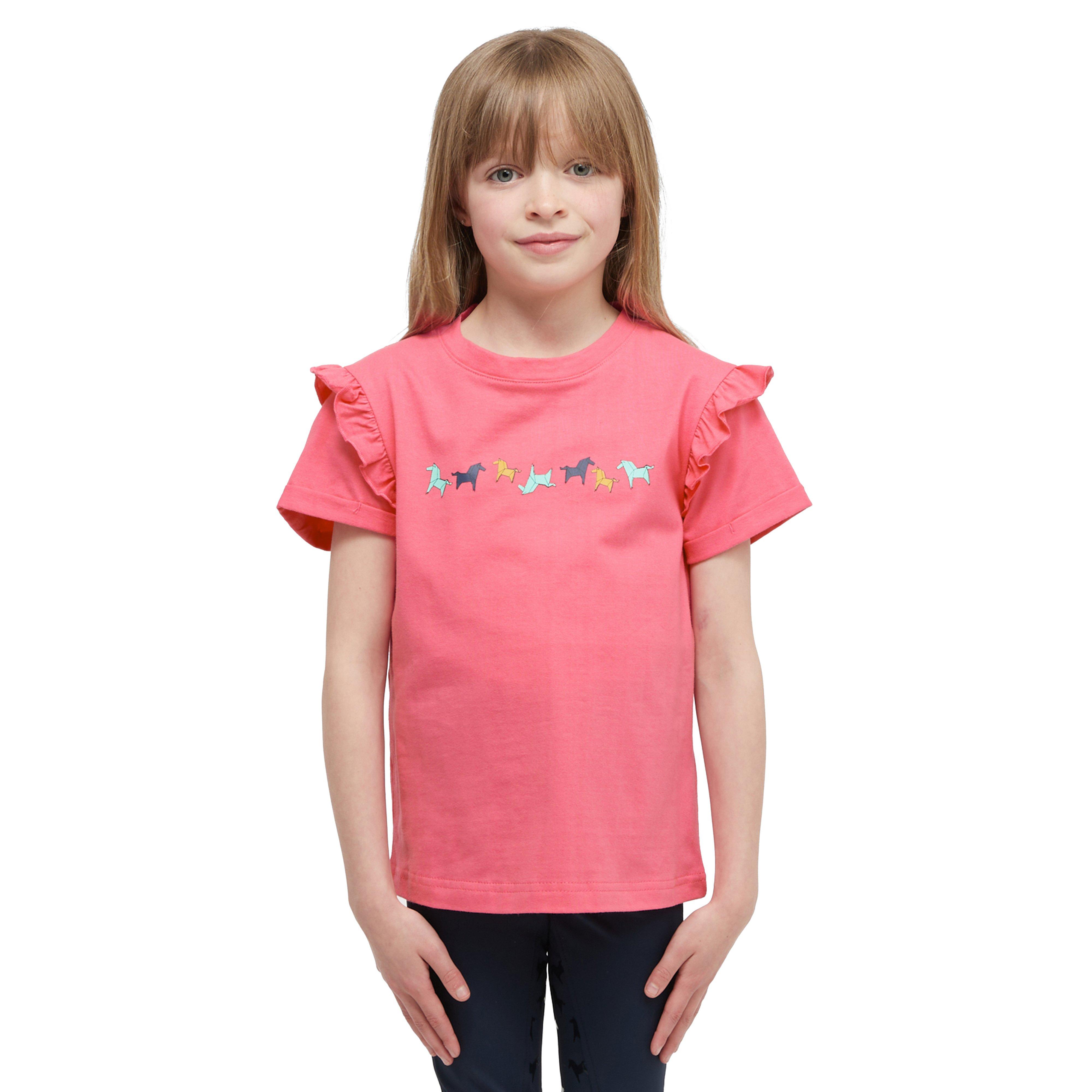Kids Frill T-Shirt Pink