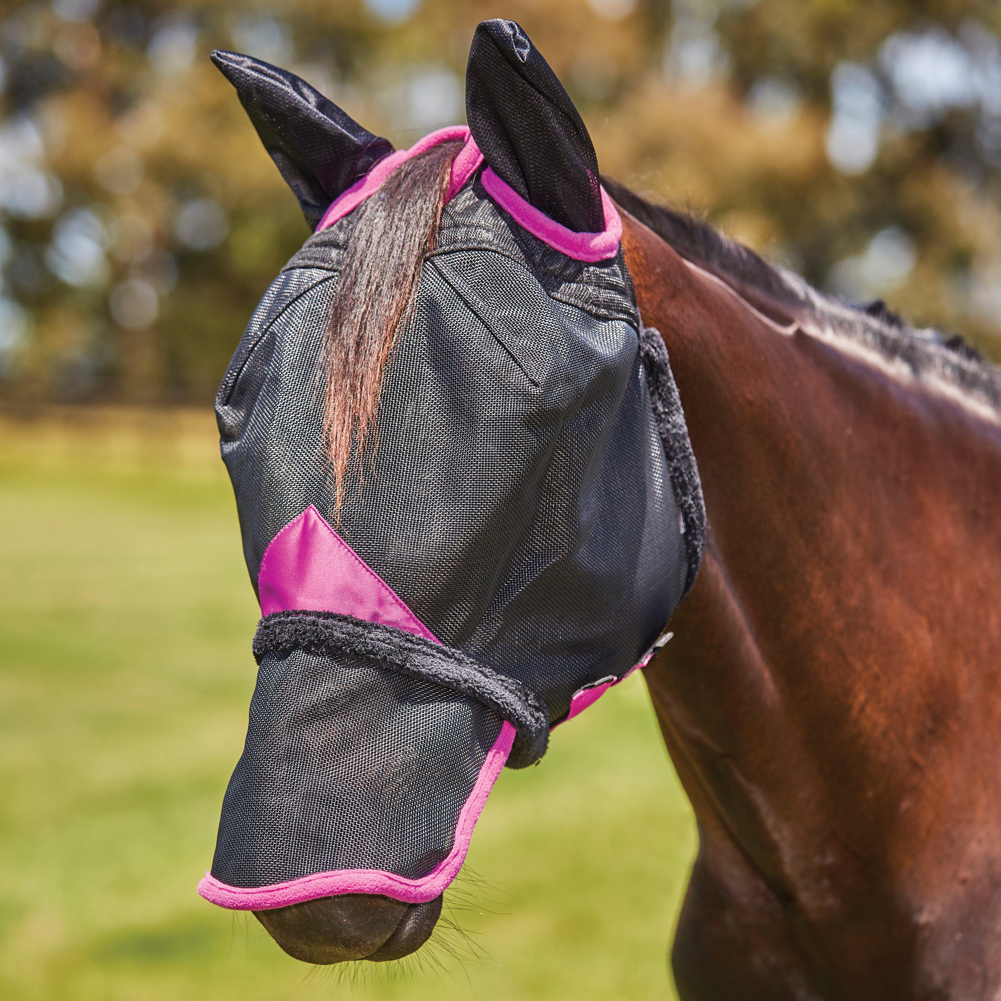 Image of WeatherBeeta ComFiTec deluxe Durable Mesh Mask With Ears & Nose, Black