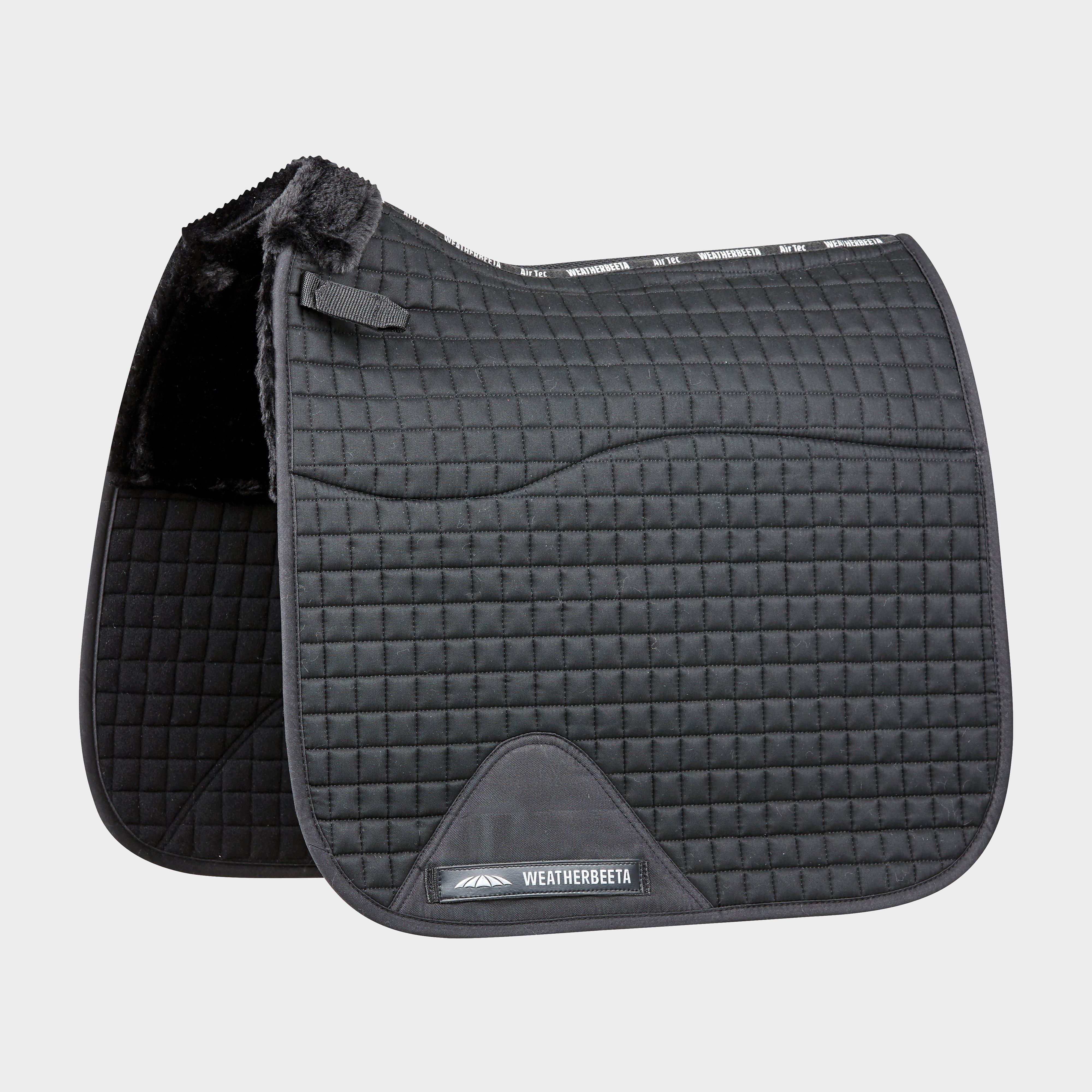 Image of WeatherBeeta Comfy Fleece Dressage Saddle Pad, Black