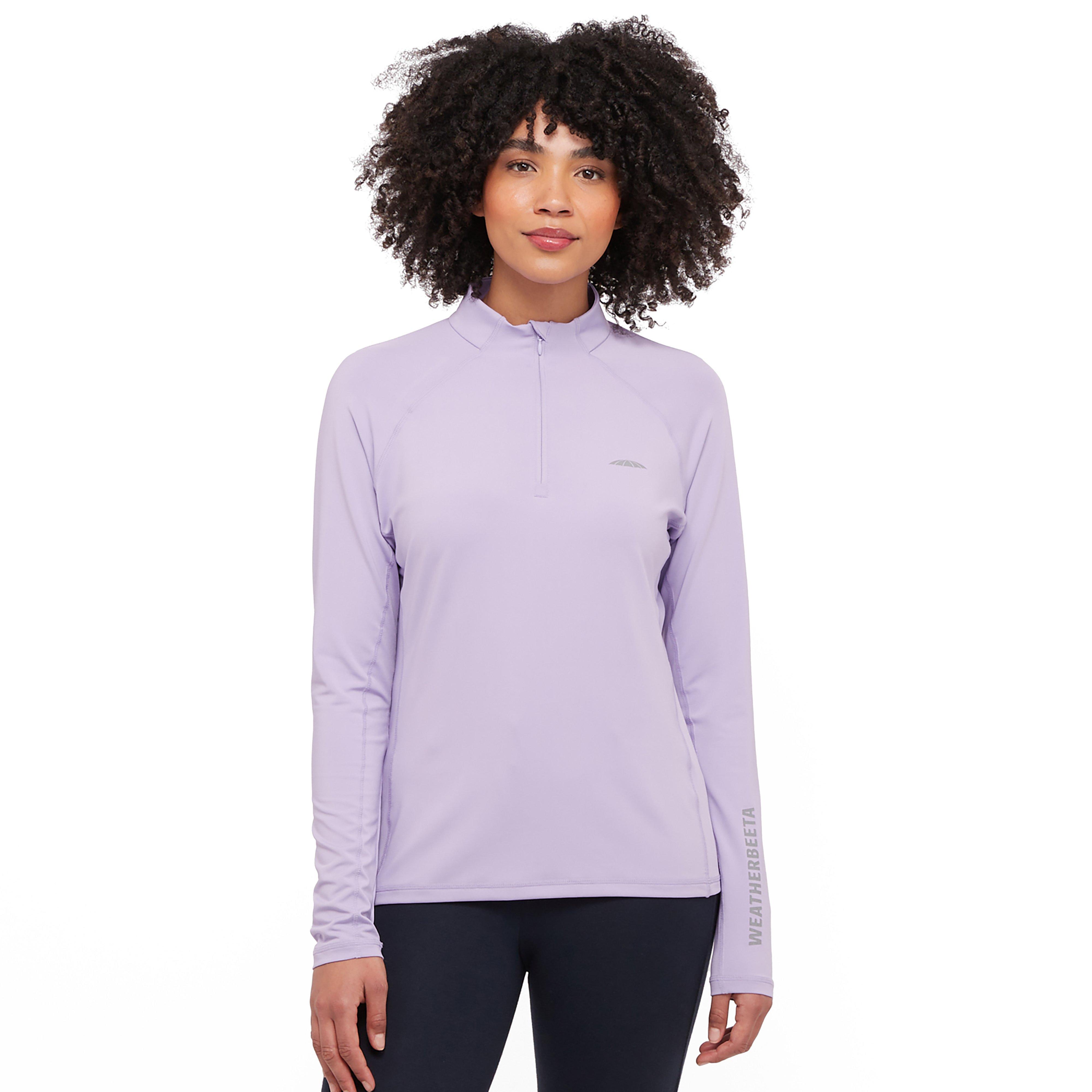 Womens Prime Long Sleeved Top Mauve