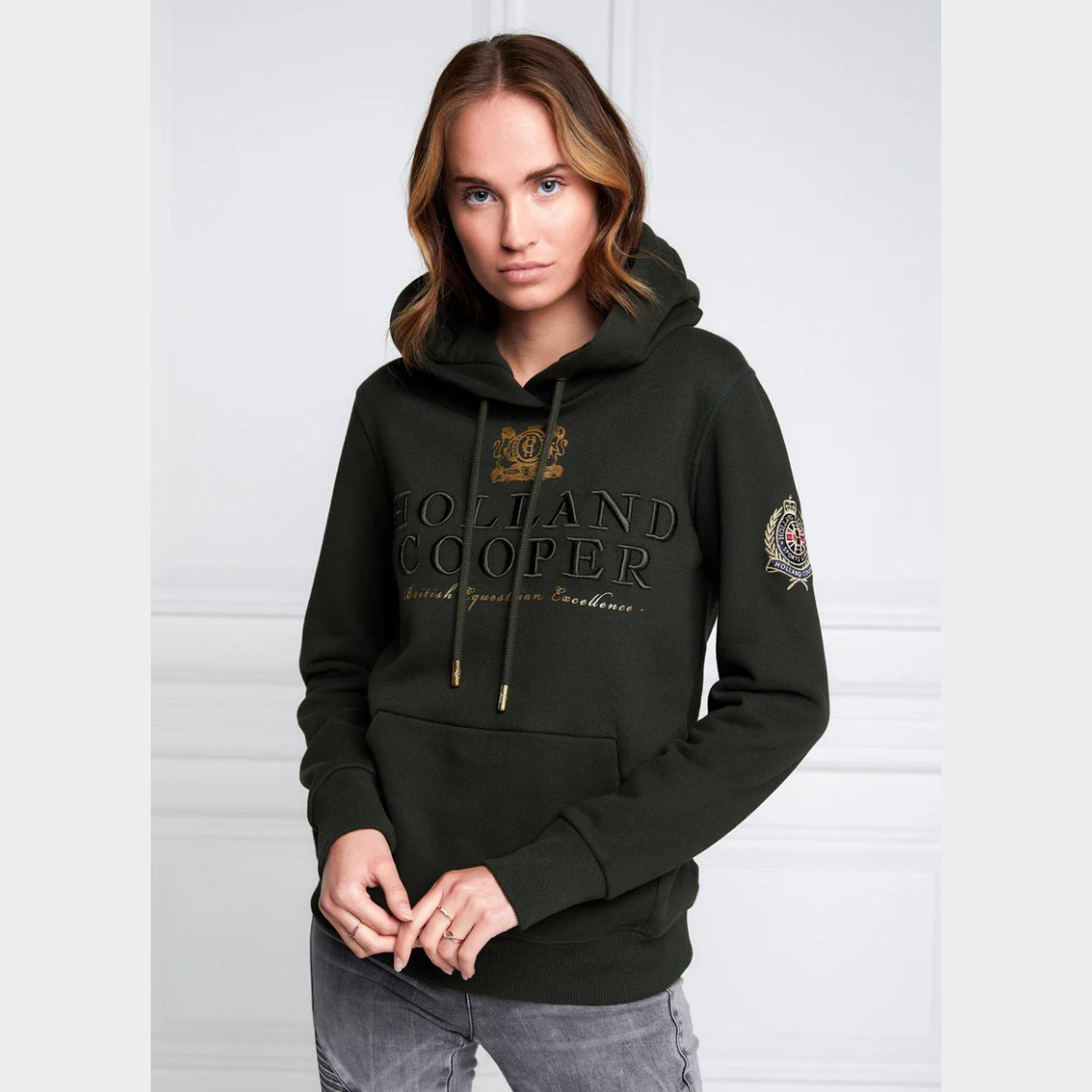 Image of Holland Cooper Womens Heritage Hoodie, Green