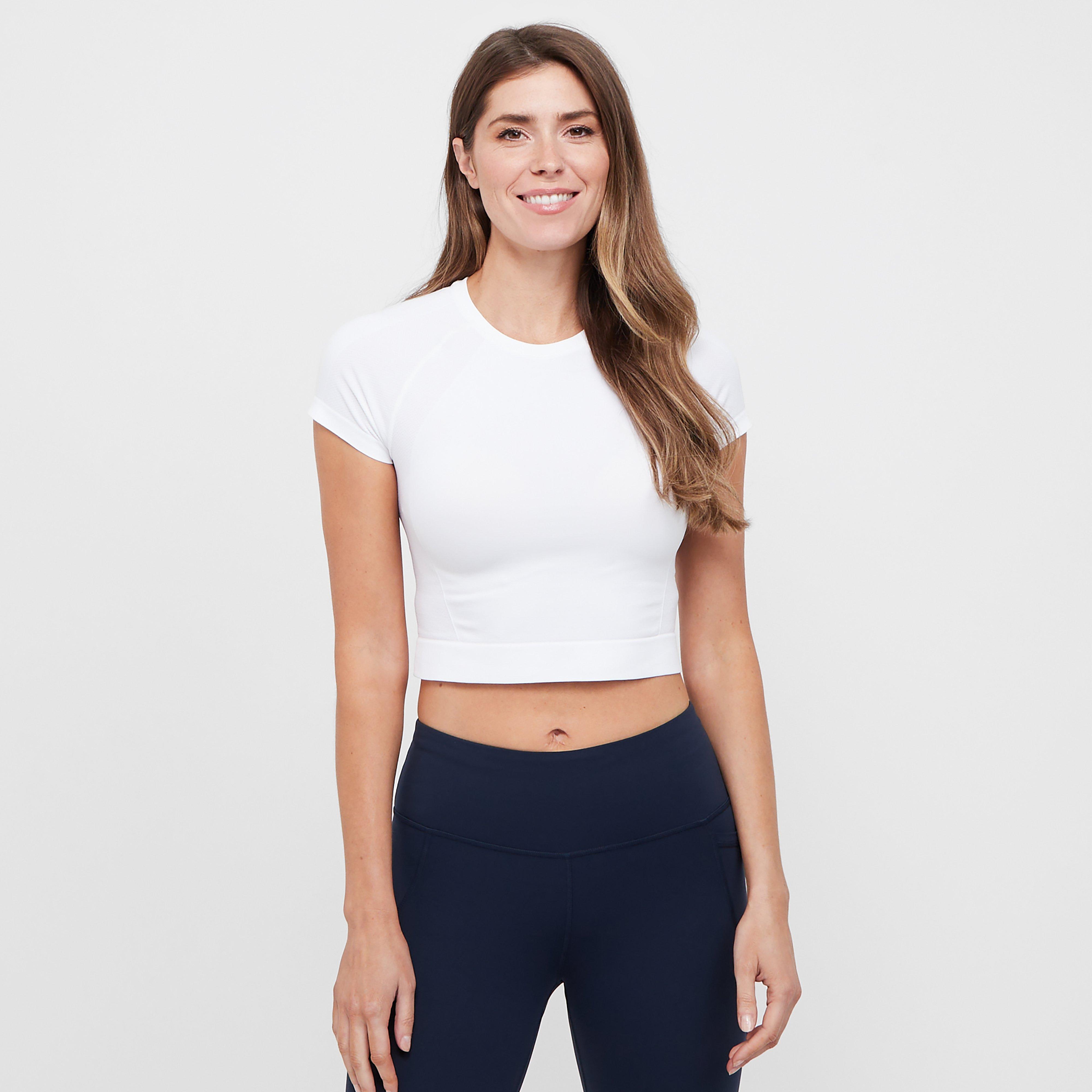 Image of SWEATY BETTY Athlete Crop Seamless Gym T-Shirt