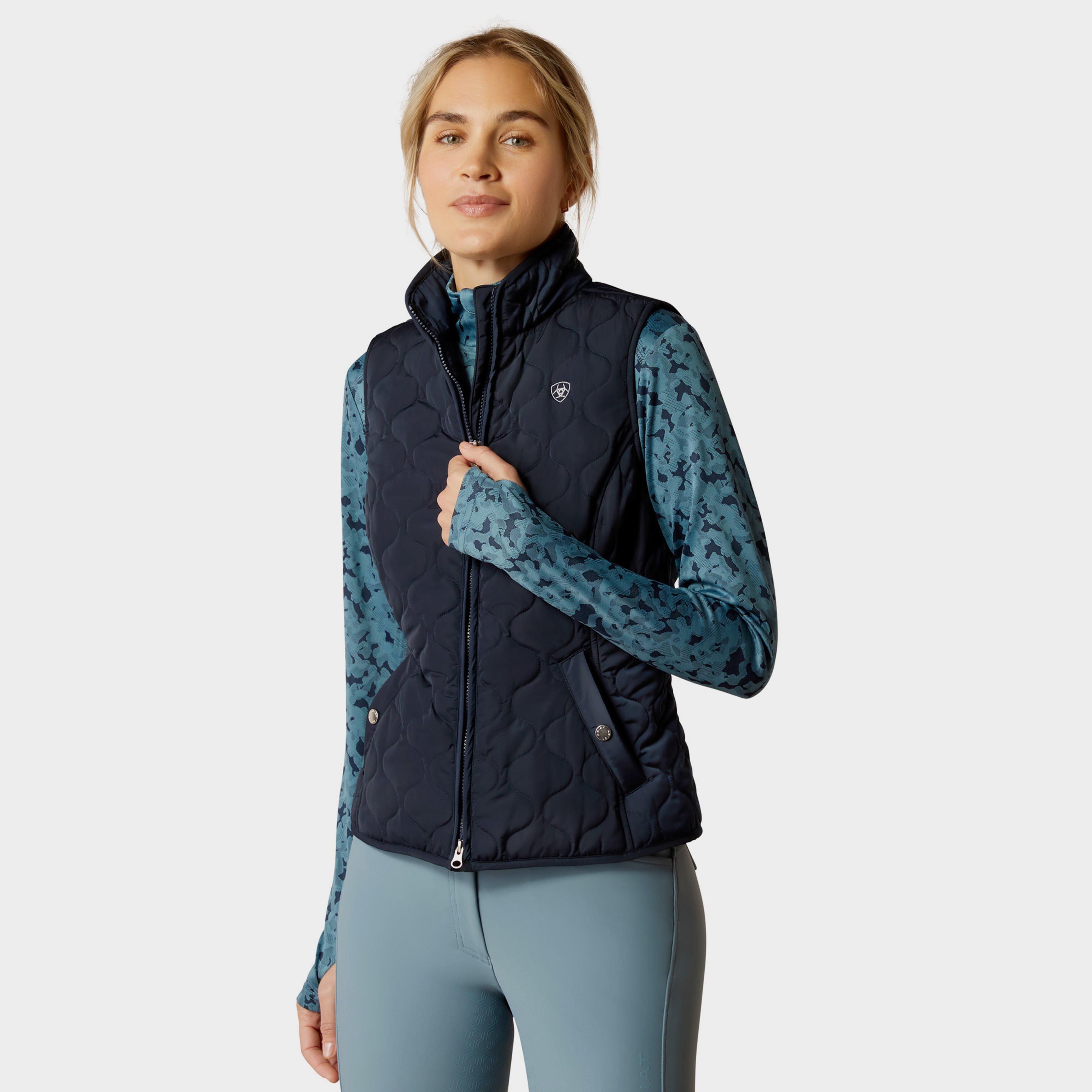 Image of Ariat Womens Ashley 2.0 Insulated Gilet, Blue