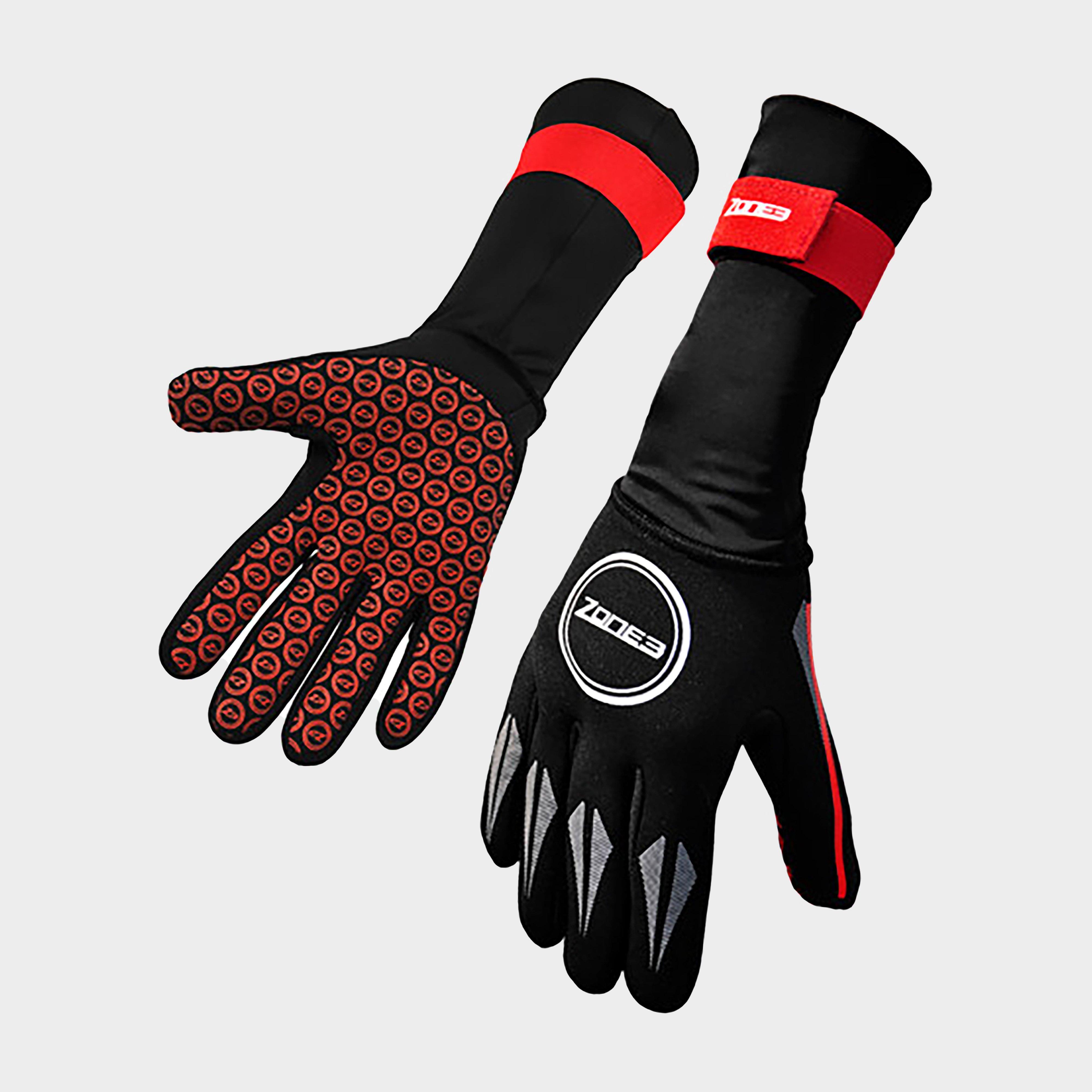 Image of Zone 3 Neoprene Swim Gloves, Red