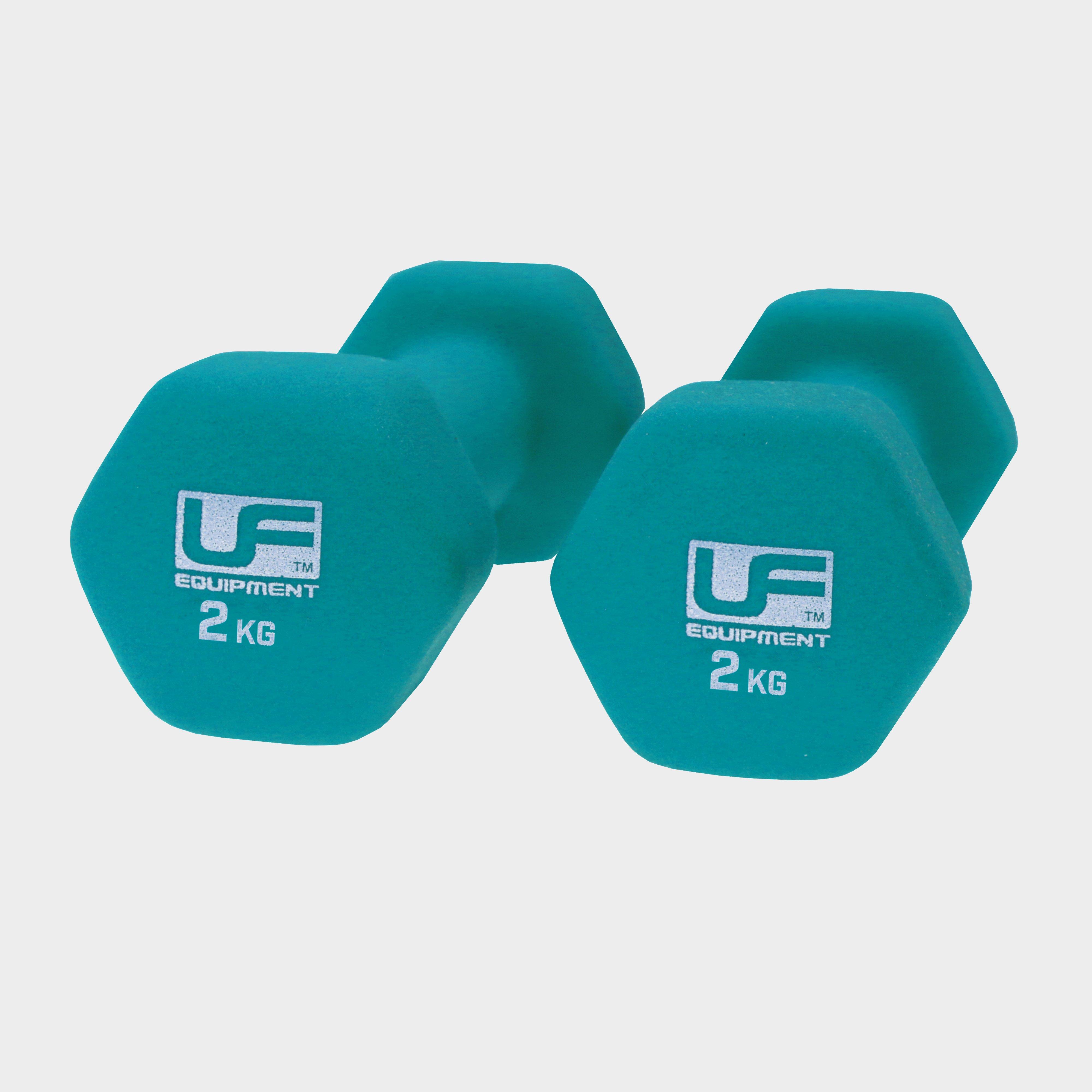 Image of Urban fitness Hex Dumbbells Pair 2kg, Blue