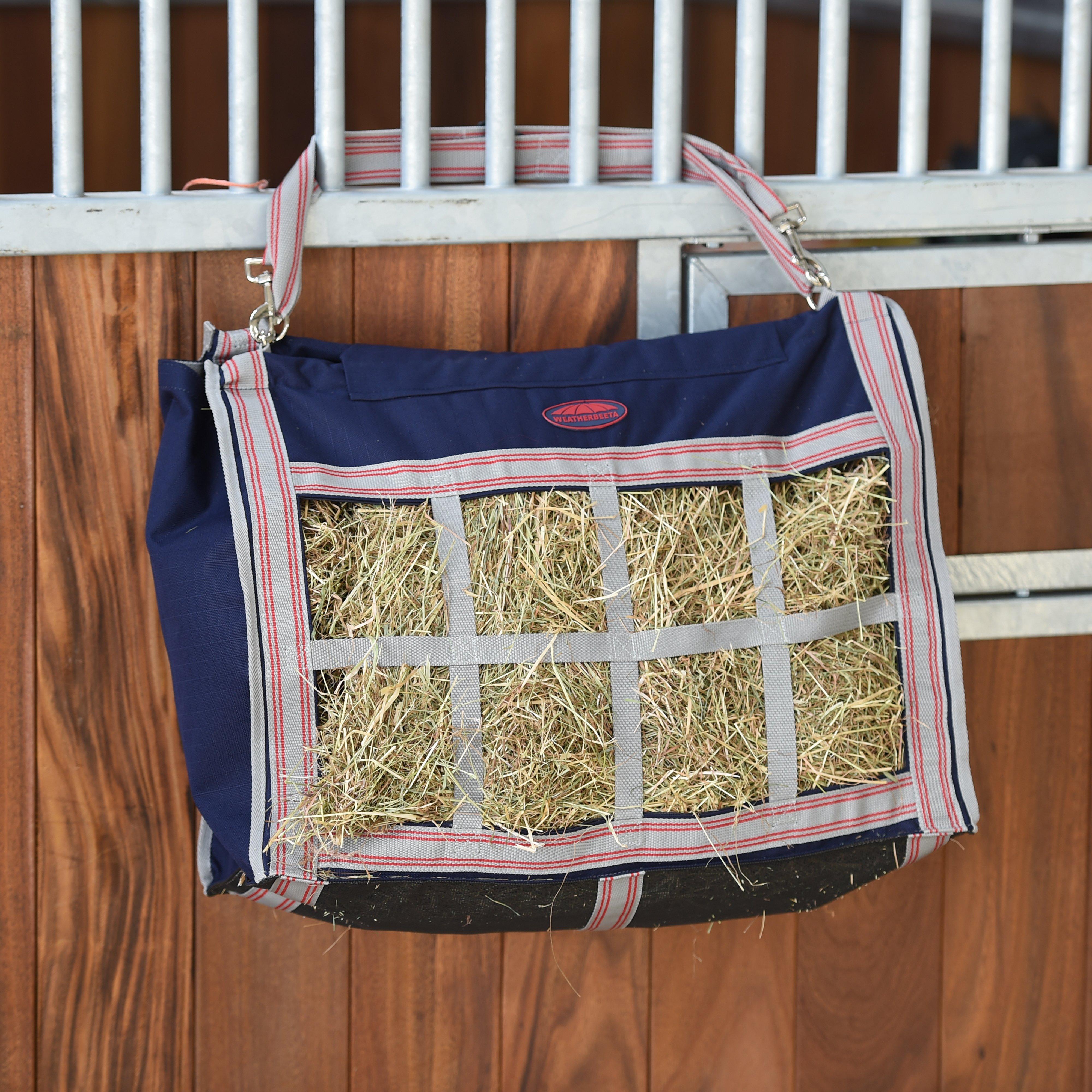 Image of WeatherBeeta Slow Feeder Hay Bag, Navy