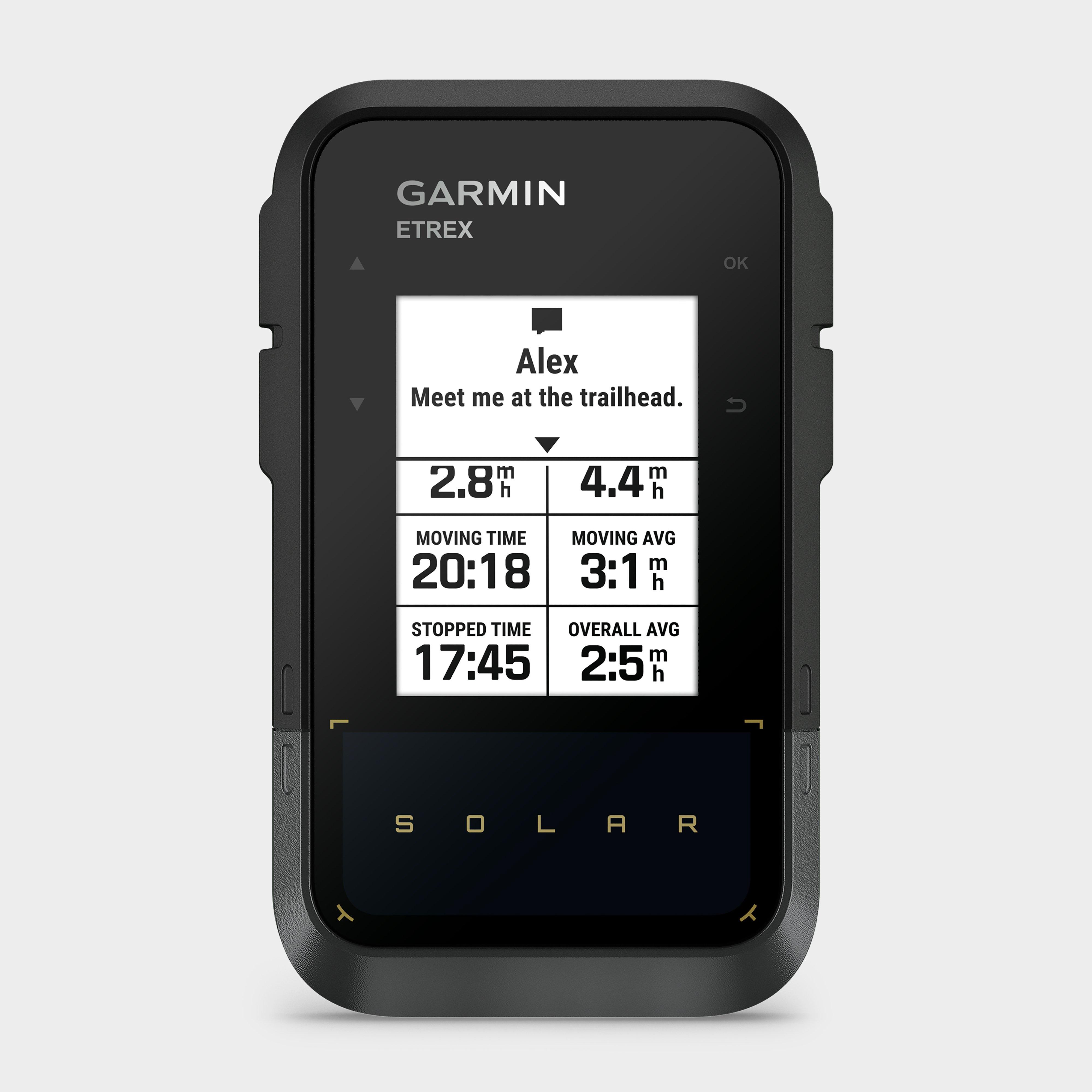 Image of Garmin eTrex Solar Handheld GPS, Black