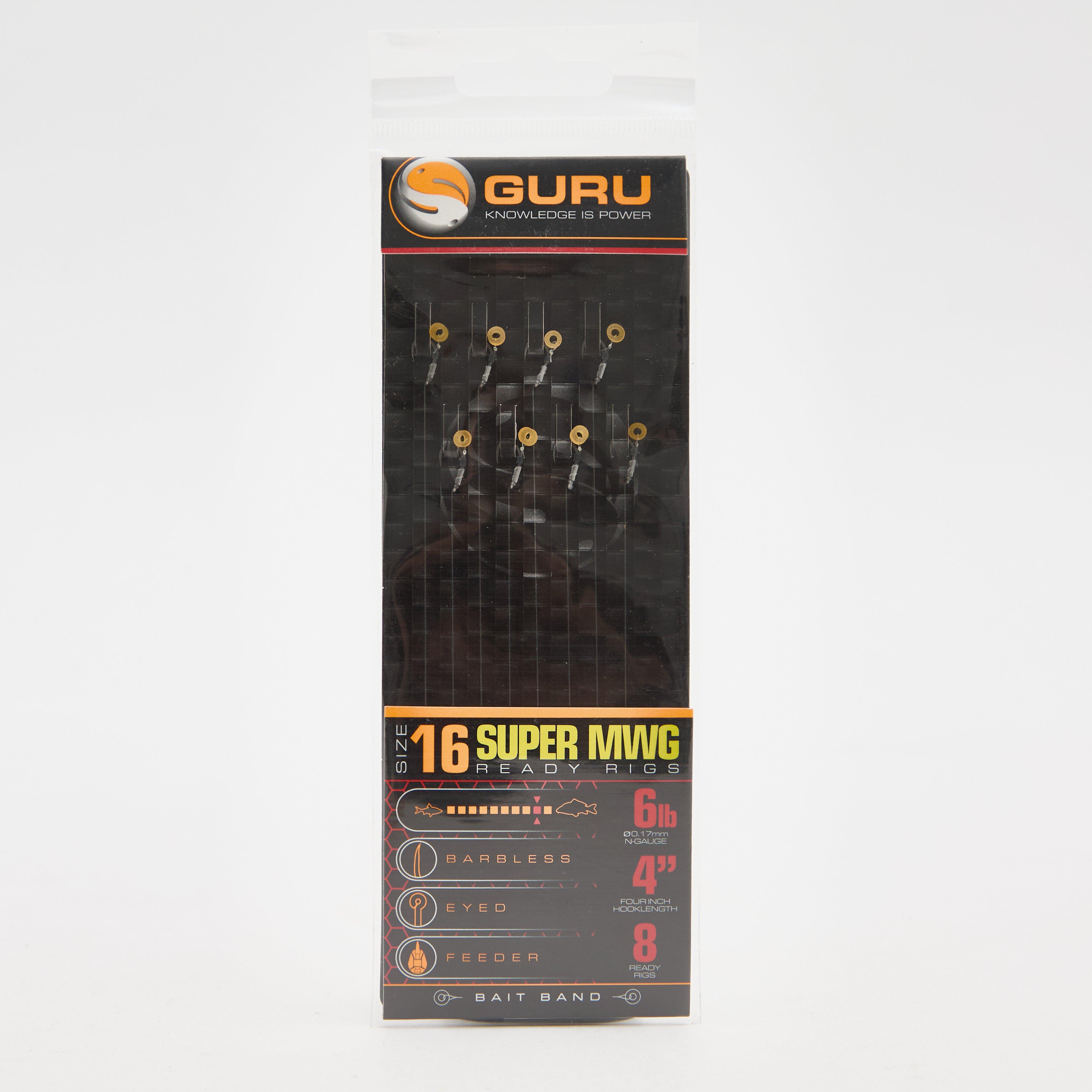 Image of GURU SMWG Bait Bands 4 Inch Size 16, Clear