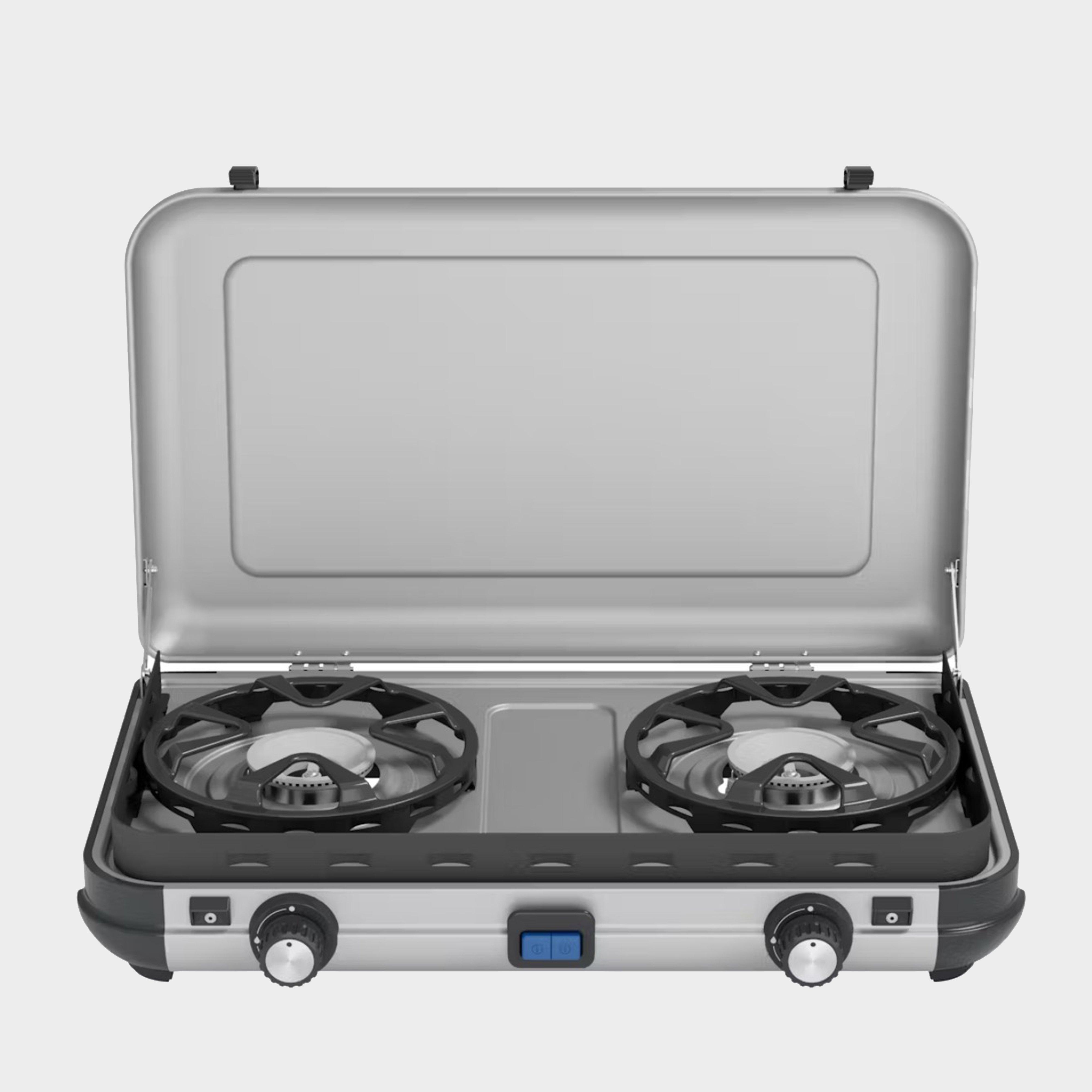 Image of Campingaz Camping Kitchen 2 Maxi Gas Stove, Silver
